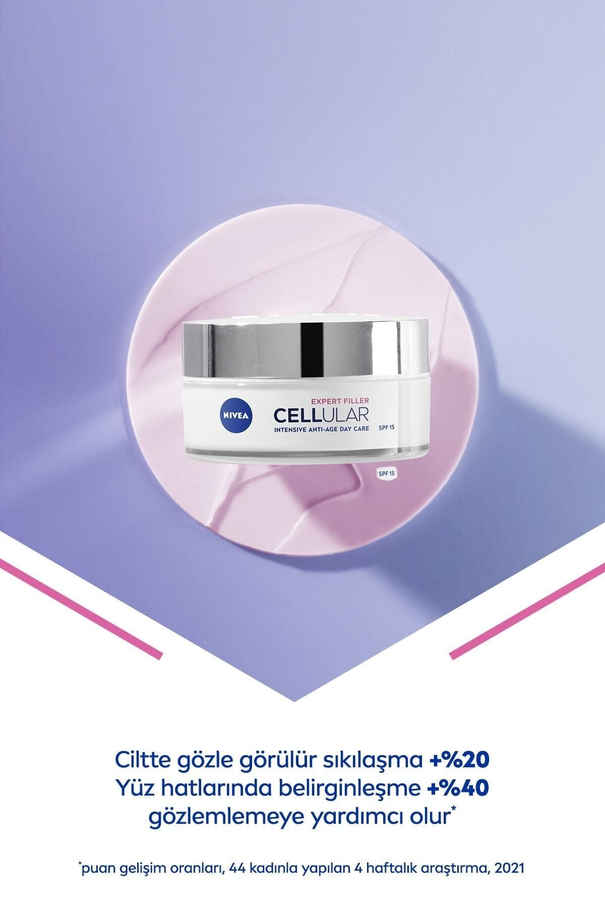 NIVEA کرم روزضدپیری سلولار اکسپرت الفانت‌ها با SPF 30 50ml، مرطوب‌کننده اسید هیالورونیک