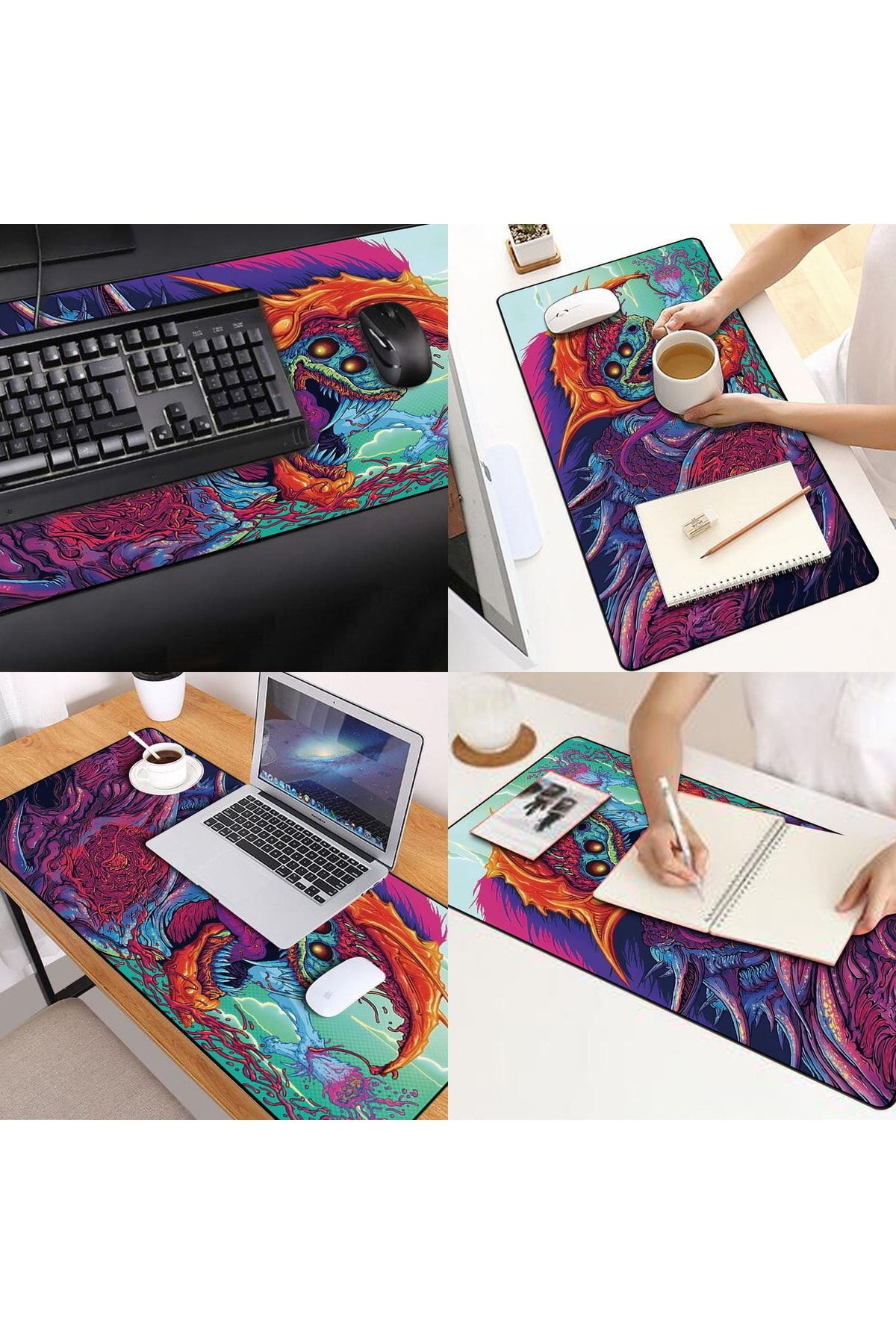 Hyper Beast Mouse Pad Büyük Boy Gaming Oyuncu Xl 70x30 Cm