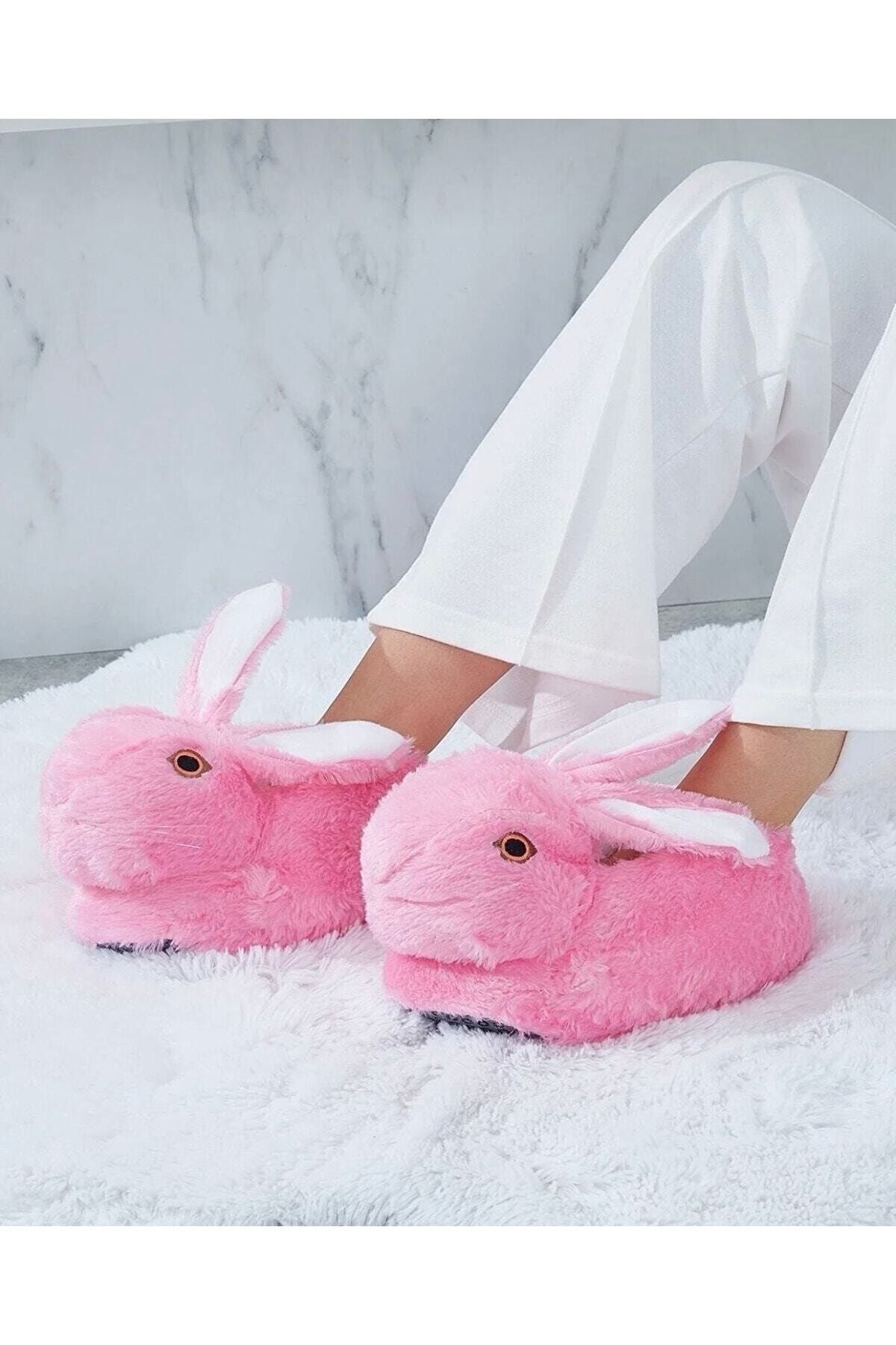 Pink shop rabbit slippers