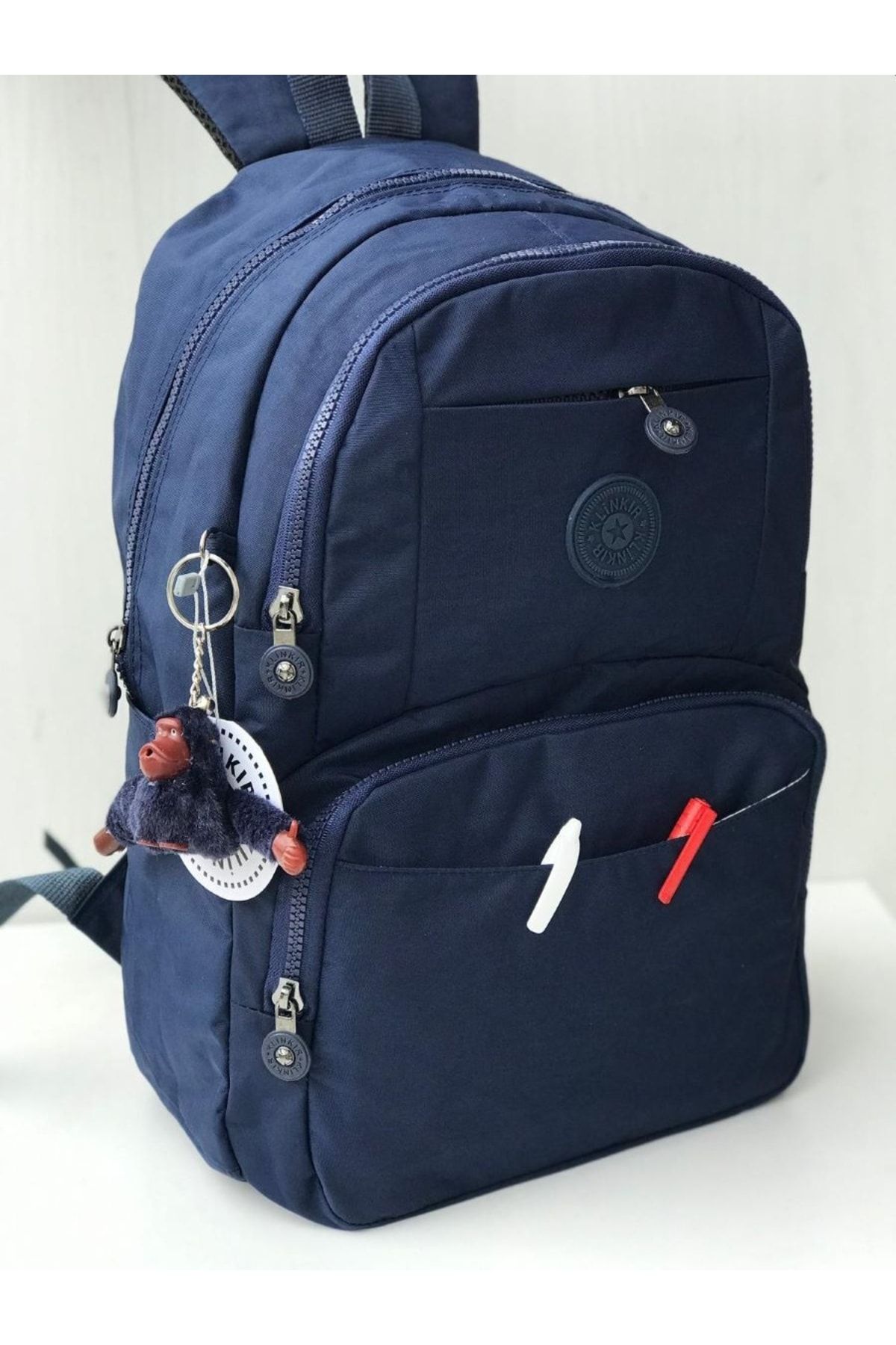 Klinkır-Water Resistant Crinkle Fabric Backpack Suitable for School and Daily Use 3
