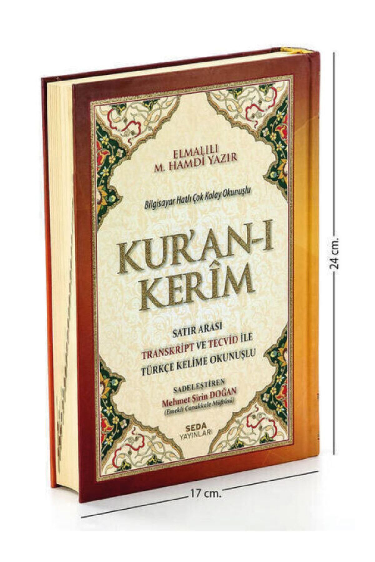 Seda Yayınları Kur'an-ı Kerim Satır Arası Transkript Ve Tecvid Ile Türkçe Kelime Okunuşlu (Orta Boy - 161)