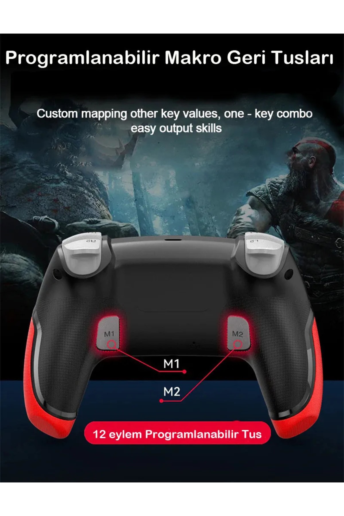 P06 Elite Bluetooth Gamepad Ps4 Ps3 Pc Uyumlu Switch Android Ios Uyumlu Oyun Kolu 6