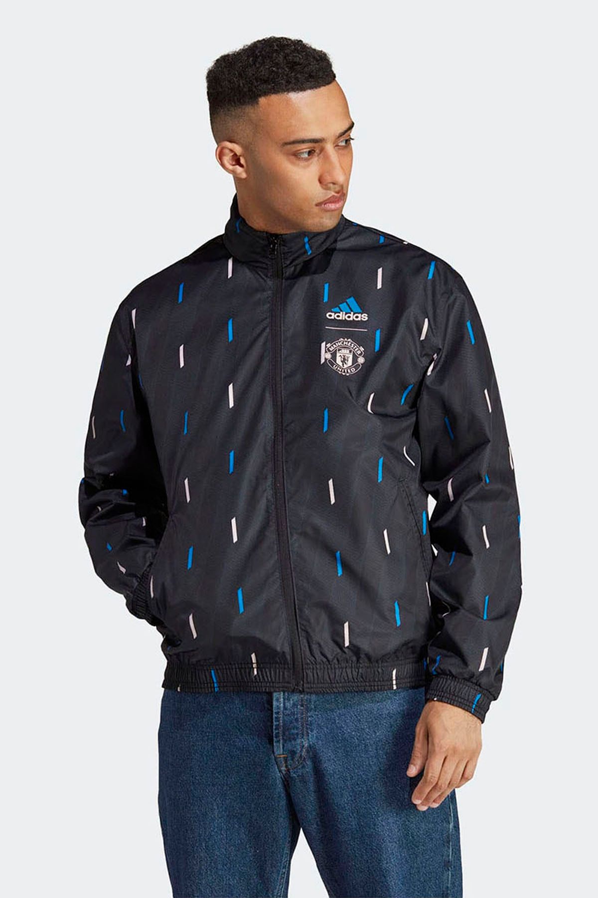 adidas Erkek Futbol Mont Mufc Anthm Jkt Ht1997