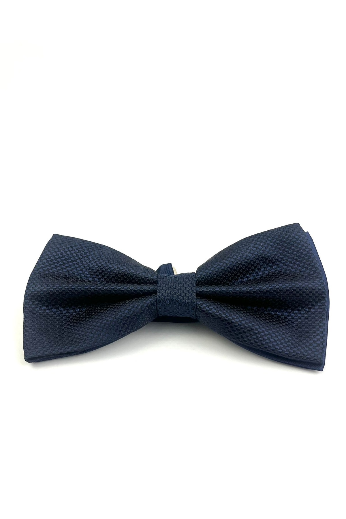 Ars Magic Box Lacivert Desenli Erkek Saten Kumaş Papyon