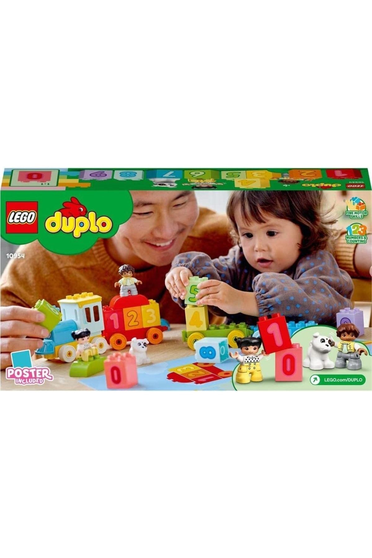 LEGO-10954 Model Duplo First Number Train - Numbers and Counting Introducing Vote for Young Children 6