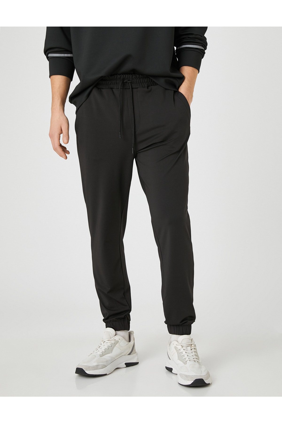 Koton Basic Jogger Eşofman Altı Beli Bağcıklı Cepli 58%'YE KADAR