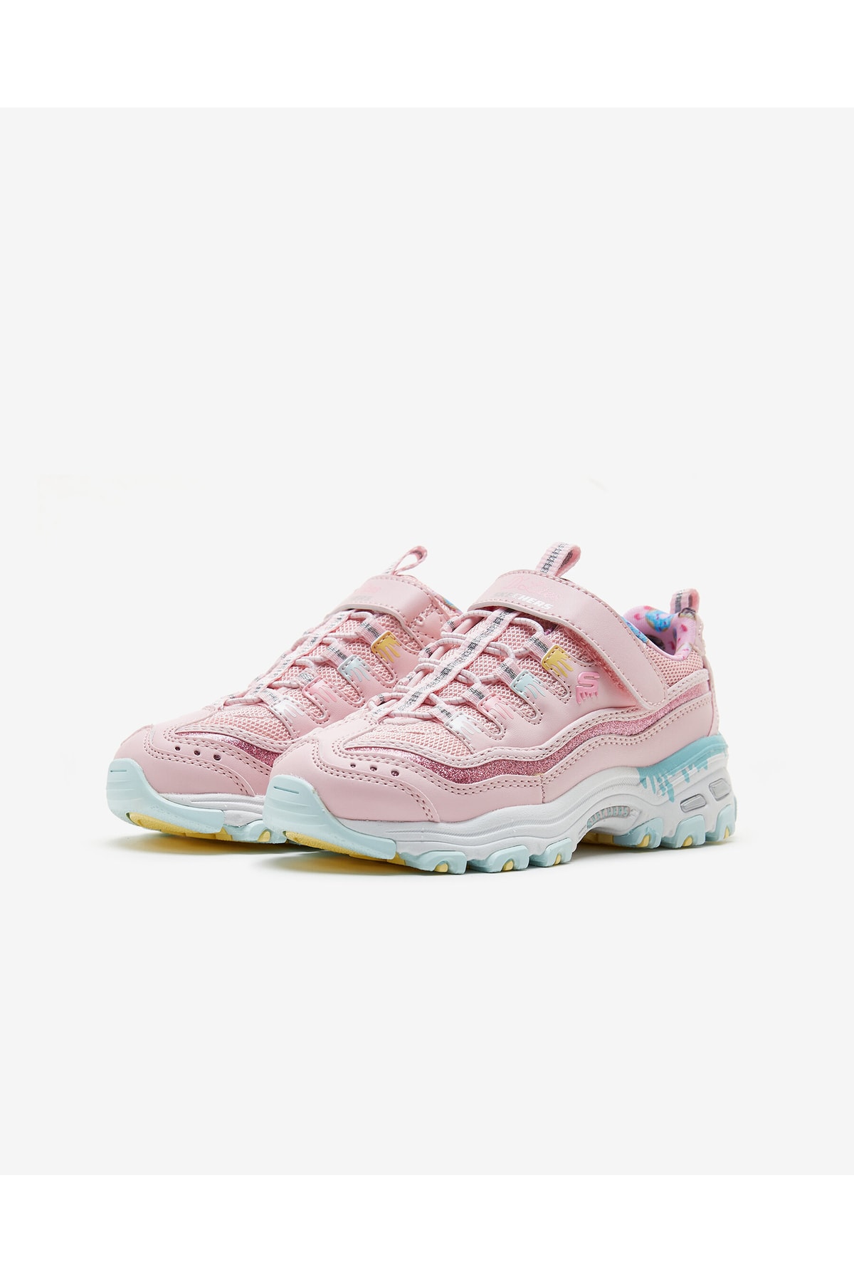 اسنیکر زنانه صورتی اسکیچرز | 302575L PKMT اورجینال - تصویر 3