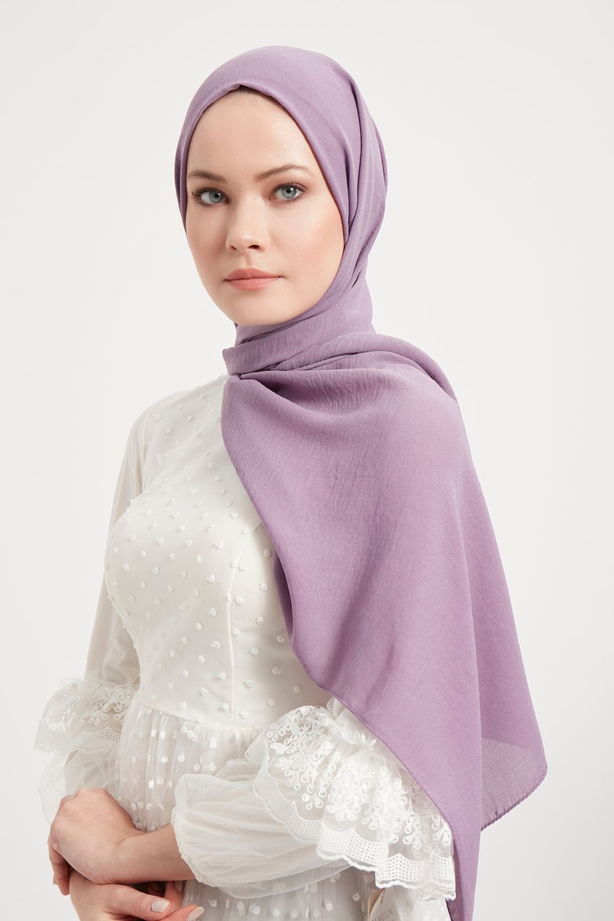 Женский шарф Gülsoy Premium Jazz Shawl Lavender 201 с вешалкой для шали GLSY-S-030