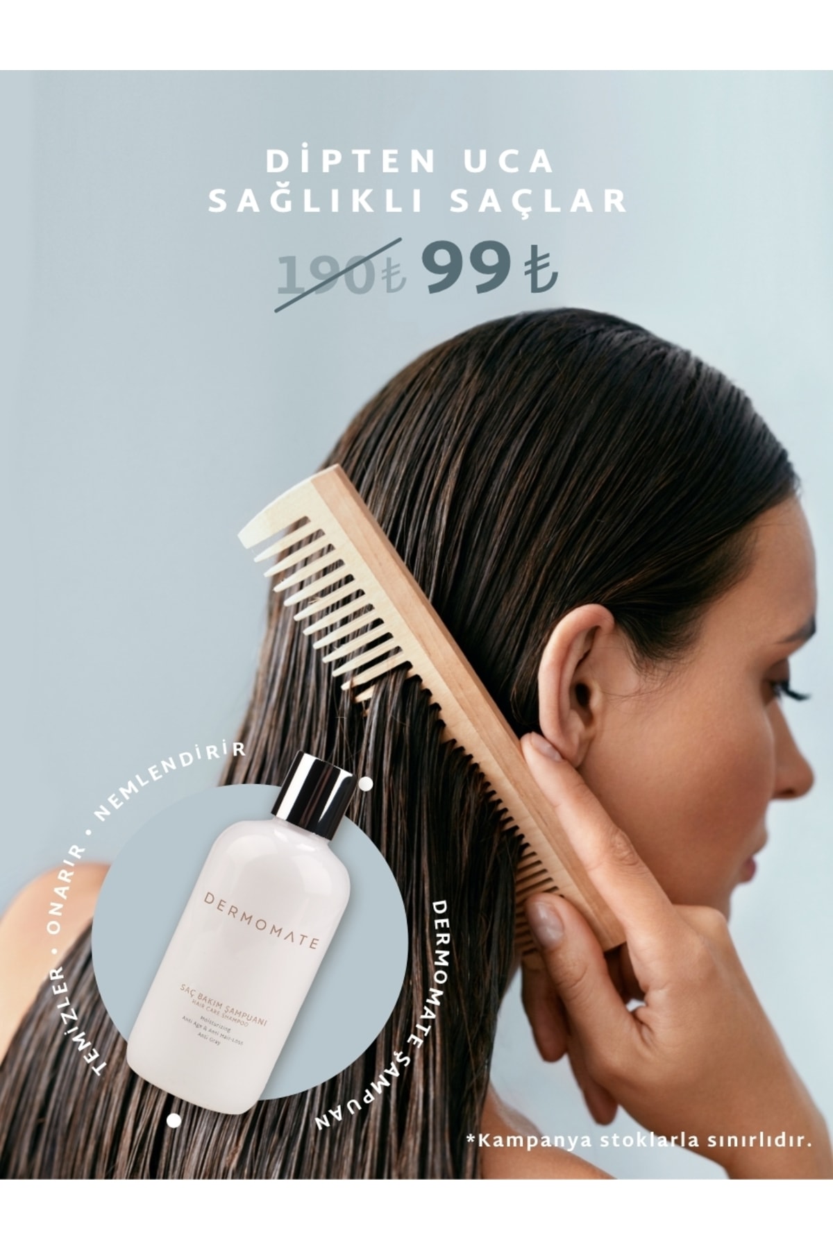 Dermomate Saç Bakım Şampuanı 250ml Keratin Onarıcı Bakım