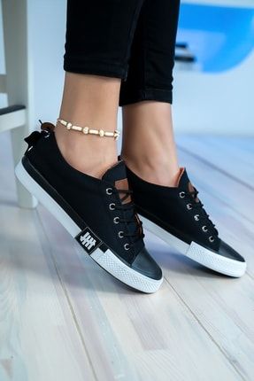 Unisex Siyah Disel Keten Spor Ayakkabı Yazlık Mevsimlik Dayanıklı Rahat Sneaker DZL4345