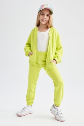 DeFacto Kız &Ccedil;ocuk Kap&uuml;şonlu 2'li Takım