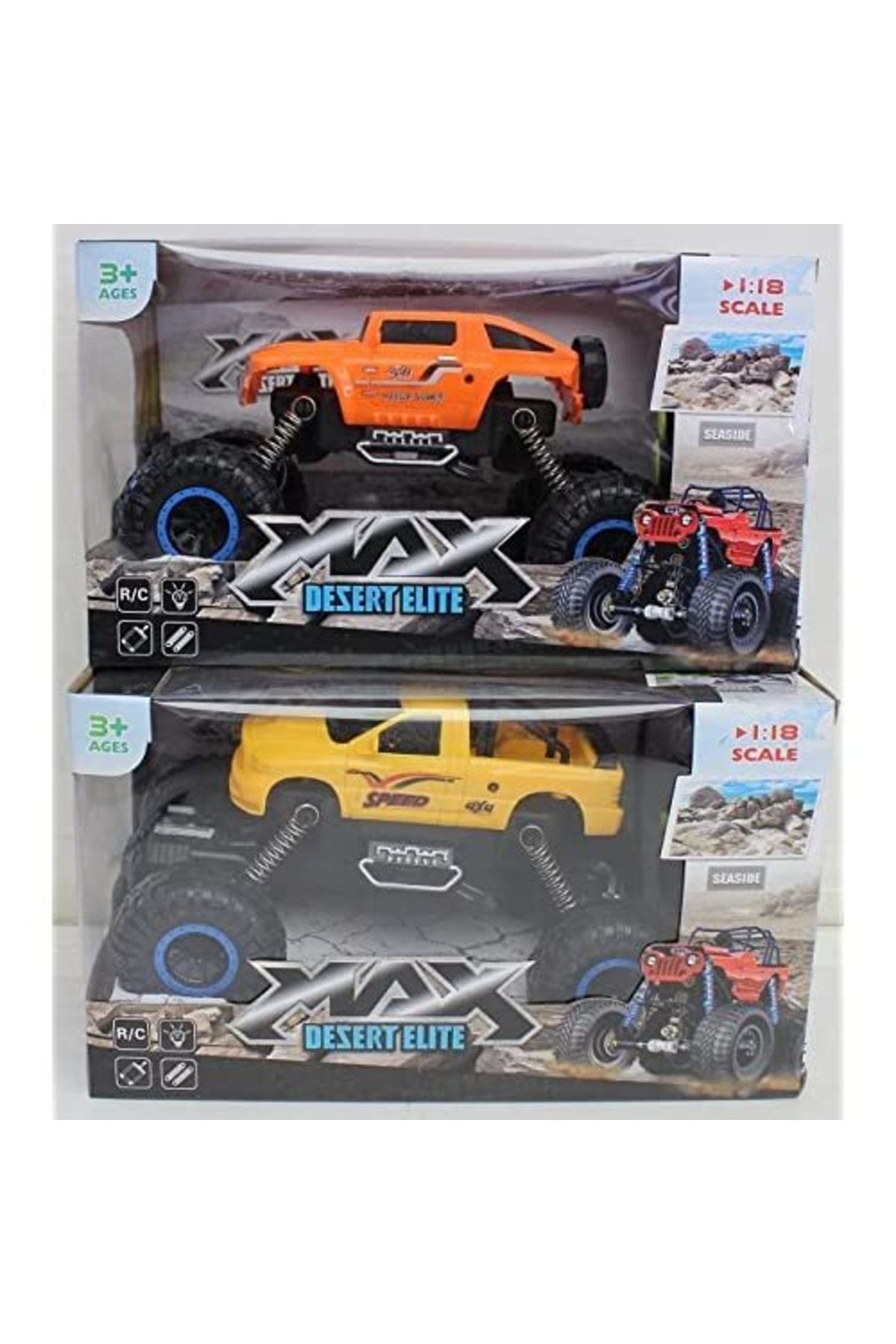 Can-Em Oyuncak Yd18c-4/5 Şrj.uz.kum.1:18 Jeep (1 ADET RENK KARIŞIK)