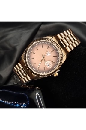 Tiger Orjinal Çelik Takvimli Gold Erkek Kol Saati (TÜRKİYE RESMİ DİSTRİBÜTÖR ...