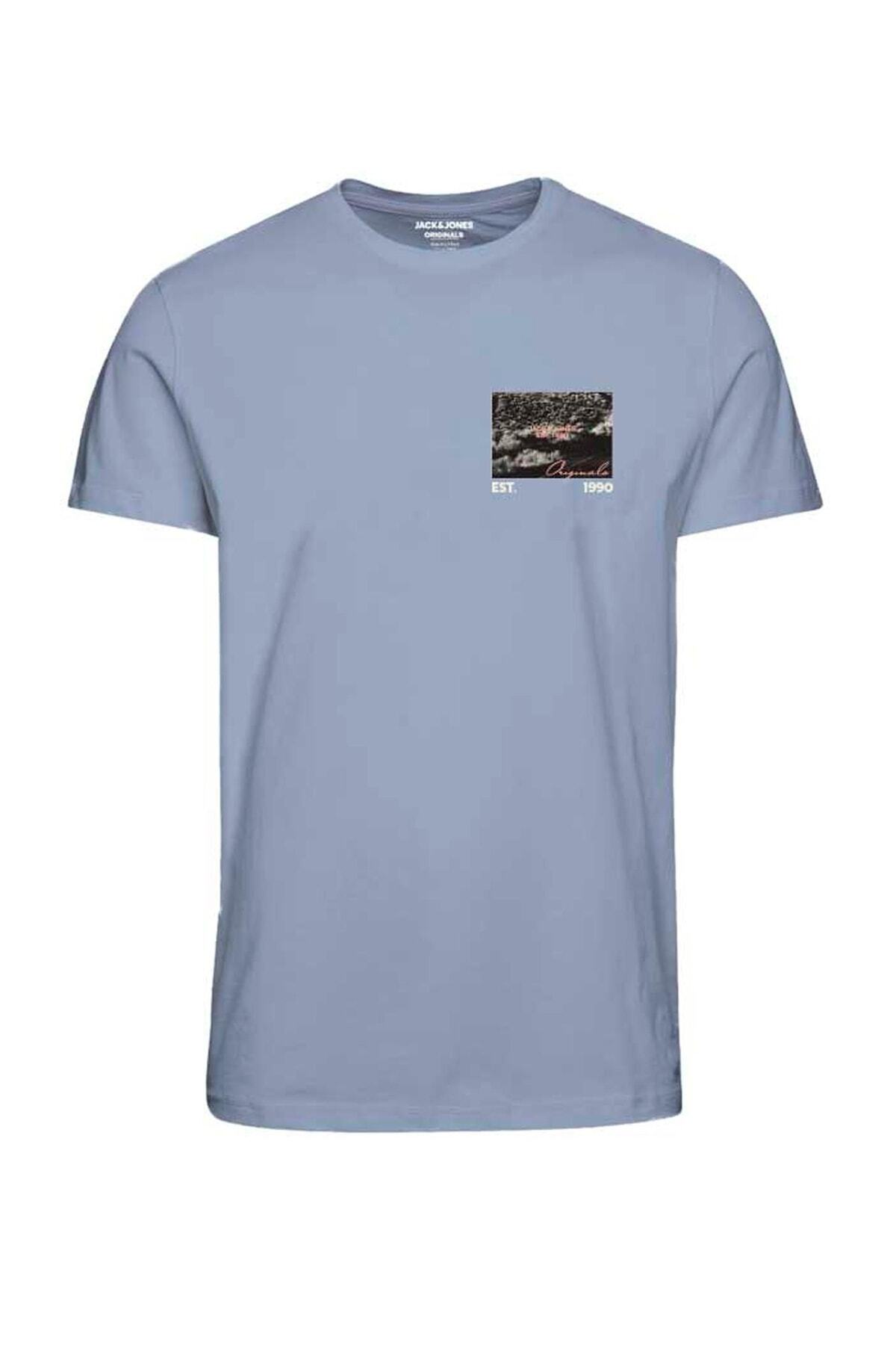 جک اند جونز Jorfullmoon Tee Ss Crew Neck