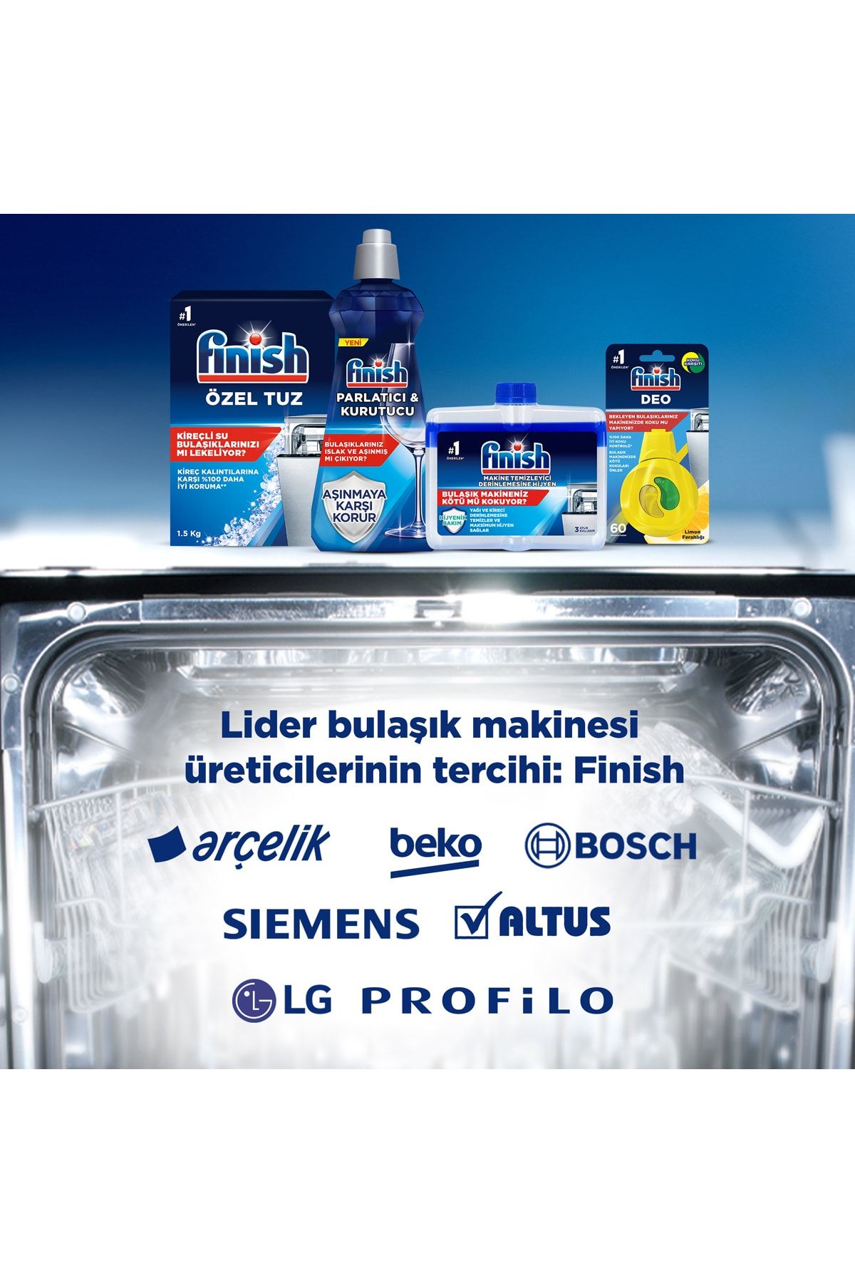 Finish Bulaşık Makinesi Tuzu 1500 Gr RN6501