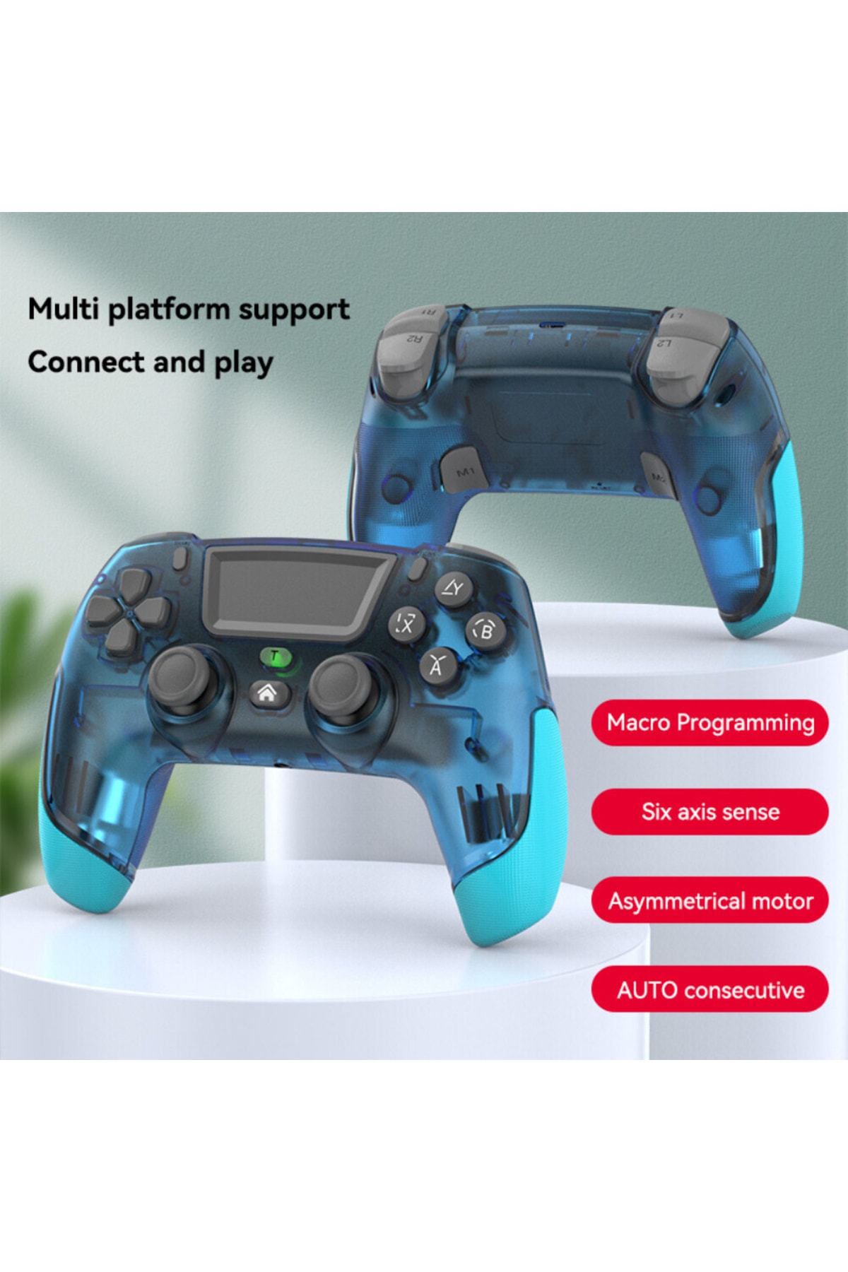 P06 Elite Bluetooth Gamepad Ps4 Ps3 Pc Uyumlu Switch Android Ios Uyumlu Oyun Kolu 8