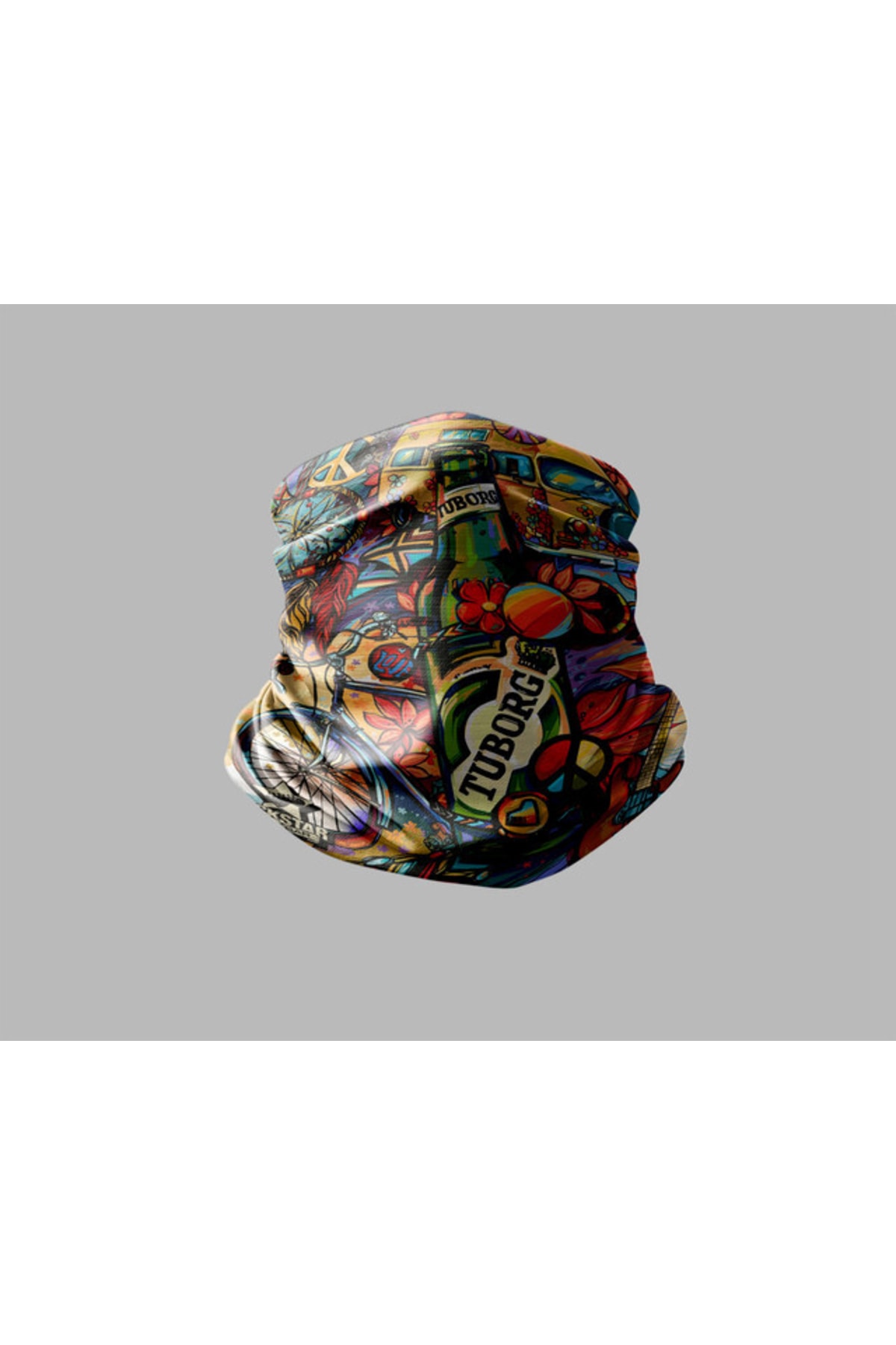 Buffalo Karışık Çok Desenli Tasarımlı Motorcu Buff Maske Outdoor Boyunluk Unisex Bandana