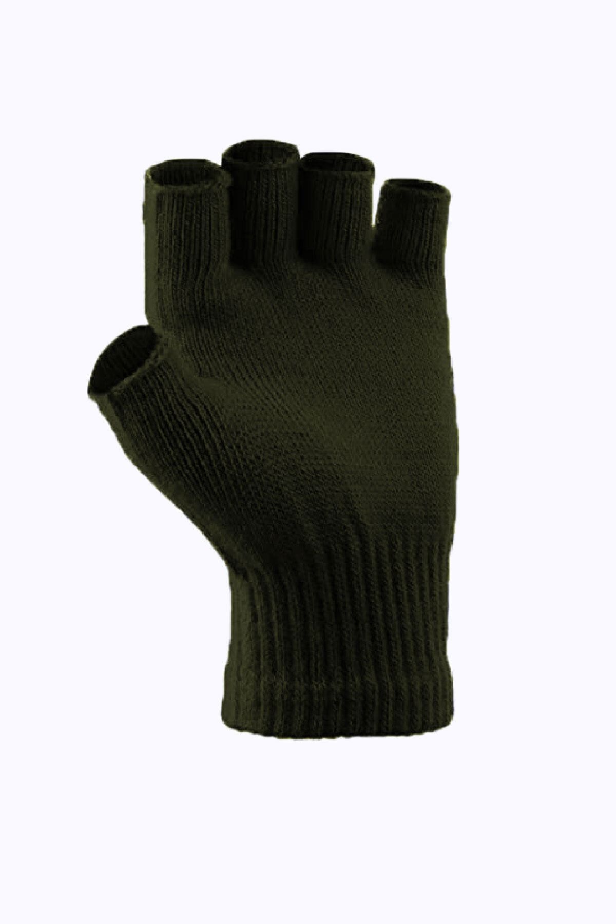 Green fingerless gloves on sale