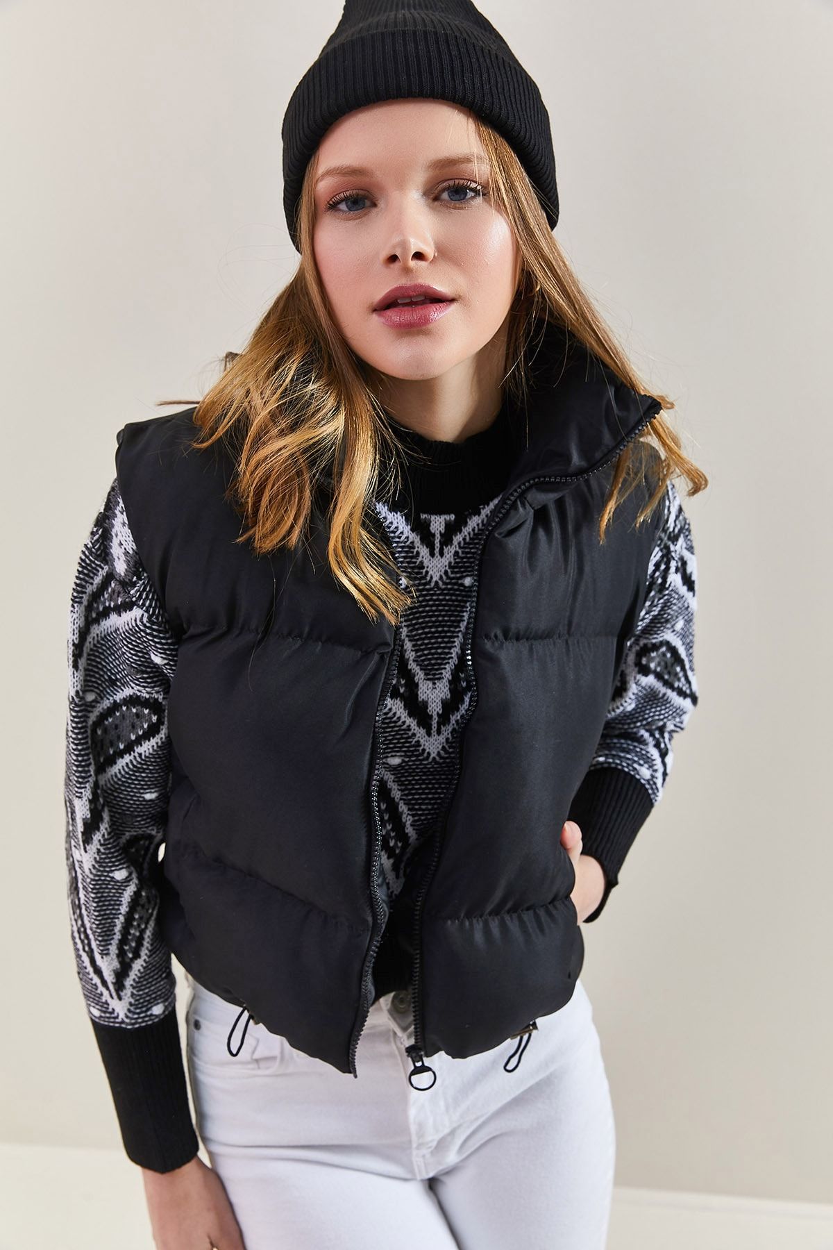 Puff vest womens cheap