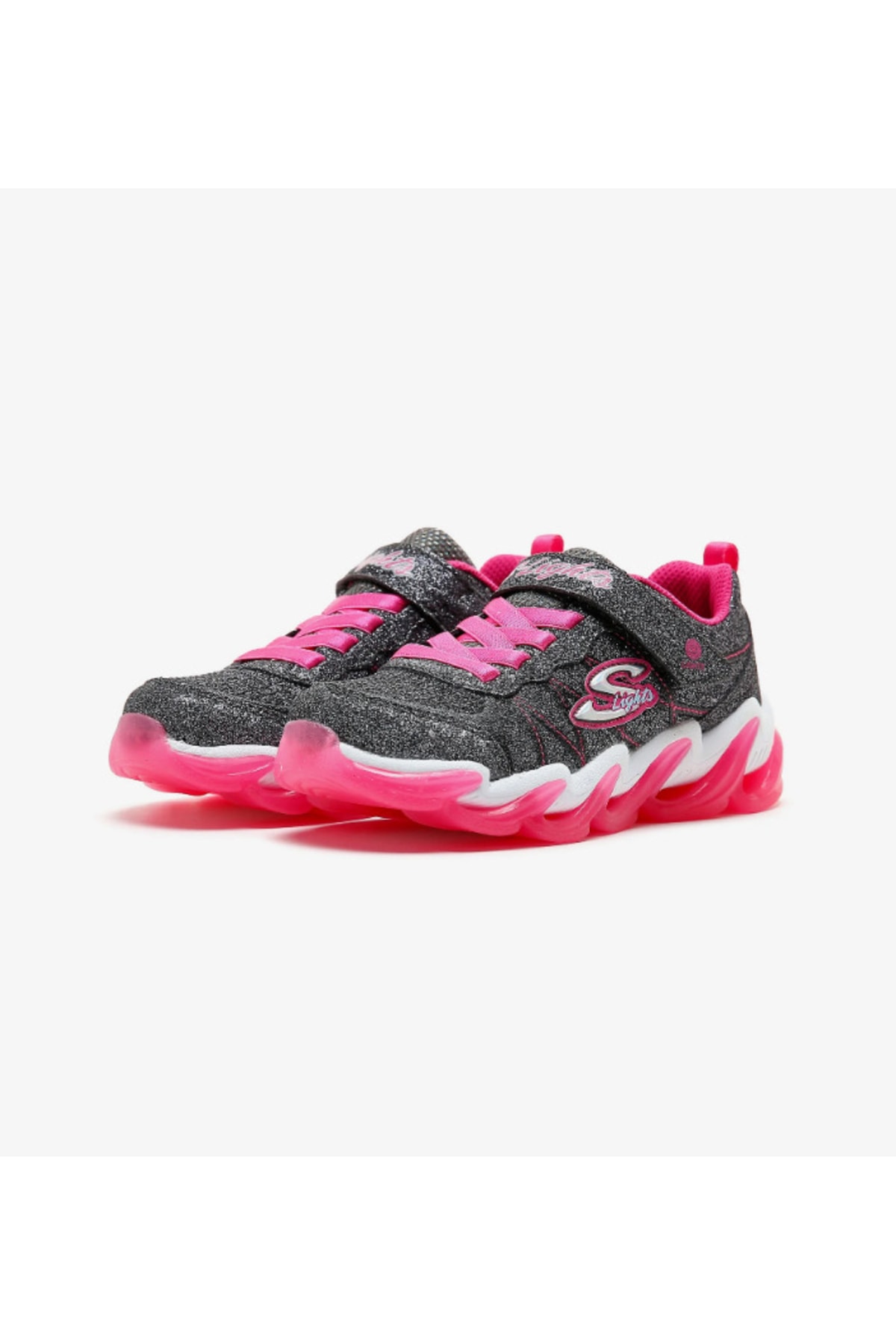 اسنیکر Skechers اورجینال پسرانه – دخترانه برند اسکیچرز 302330L_CCHP Hyper Surge Light-Up Kids Sneakers 302330l-cchp - تصویر 3