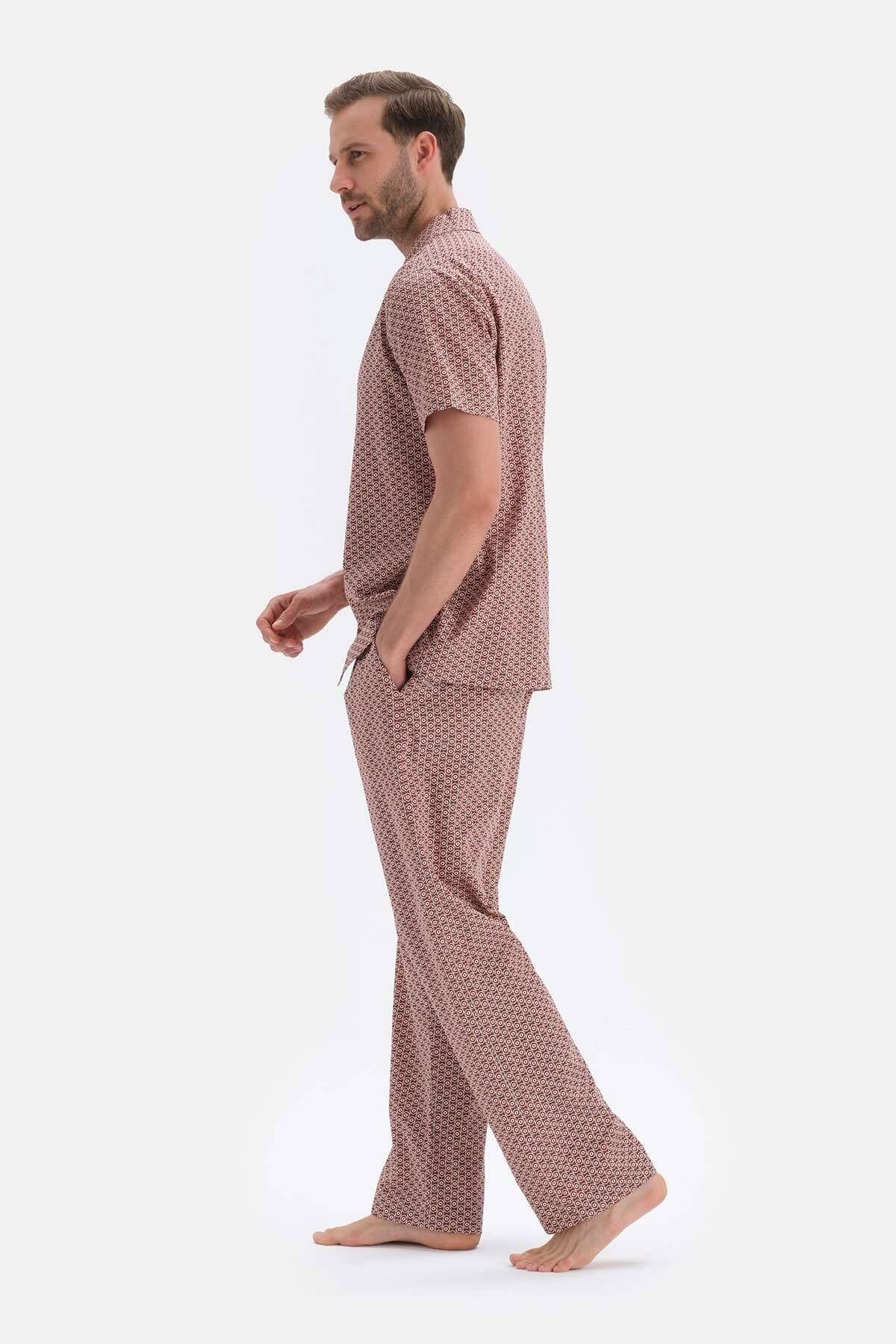 Dagi Pyjama Mehrfarbig Unifarben