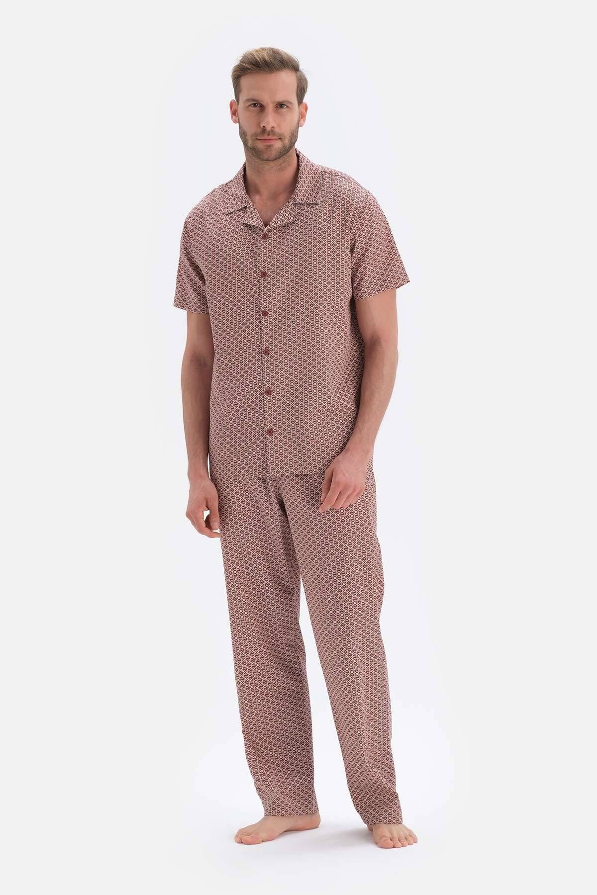 Dagi Pyjama Mehrfarbig Unifarben