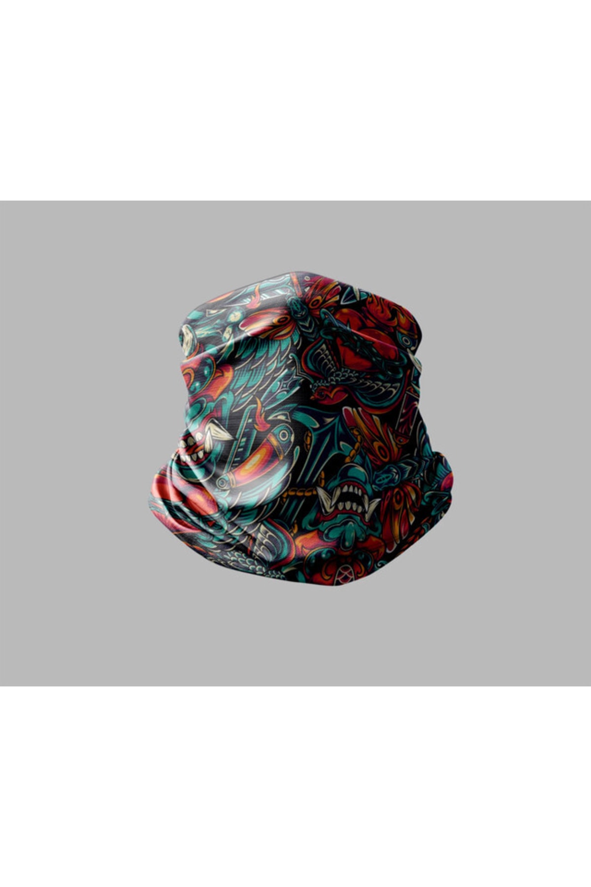 Buffalo Karışık Çok Desenli Tasarımlı Motorcu Buff Maske Outdoor Boyunluk Unisex Bandana