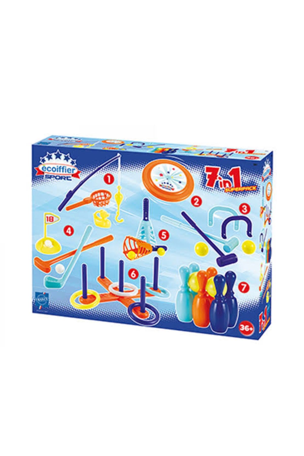 ECOİFFİER Spor Set 7'si 1' Arada