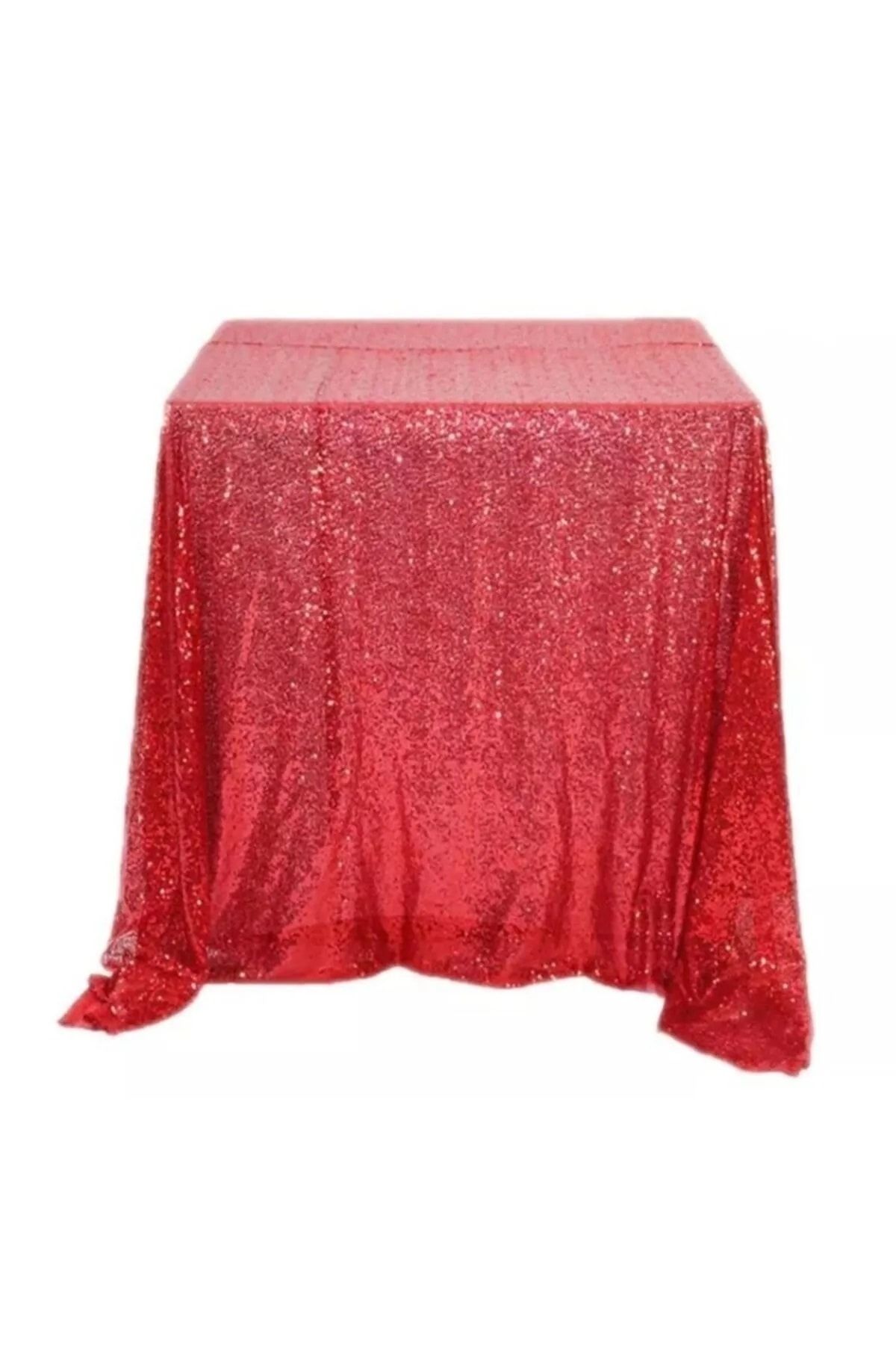 Paris Life-Red Sequined Tablecloth - Red 1