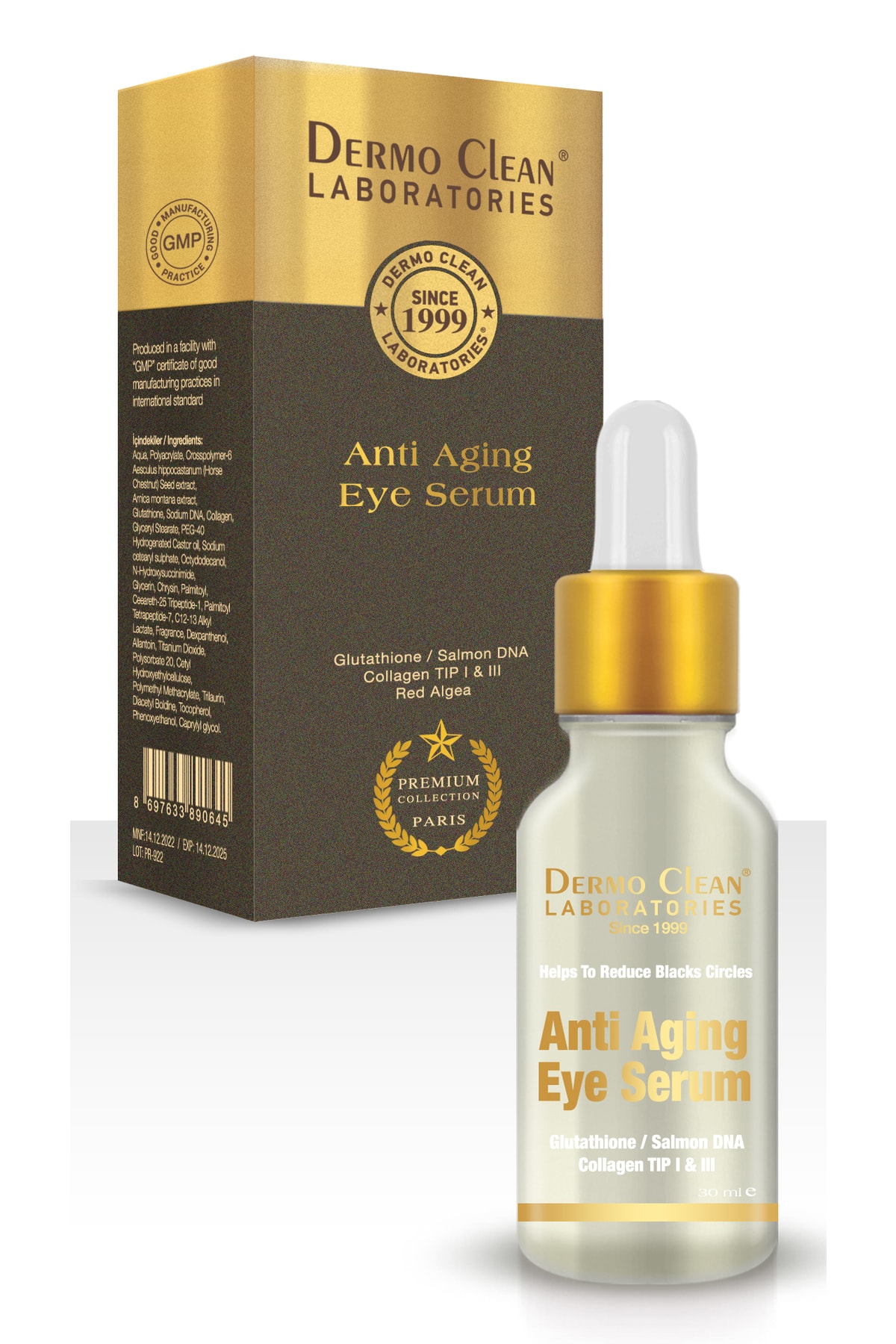 Dermo Clean Premium Collection Anti Aging Eye Serum 30 Ml