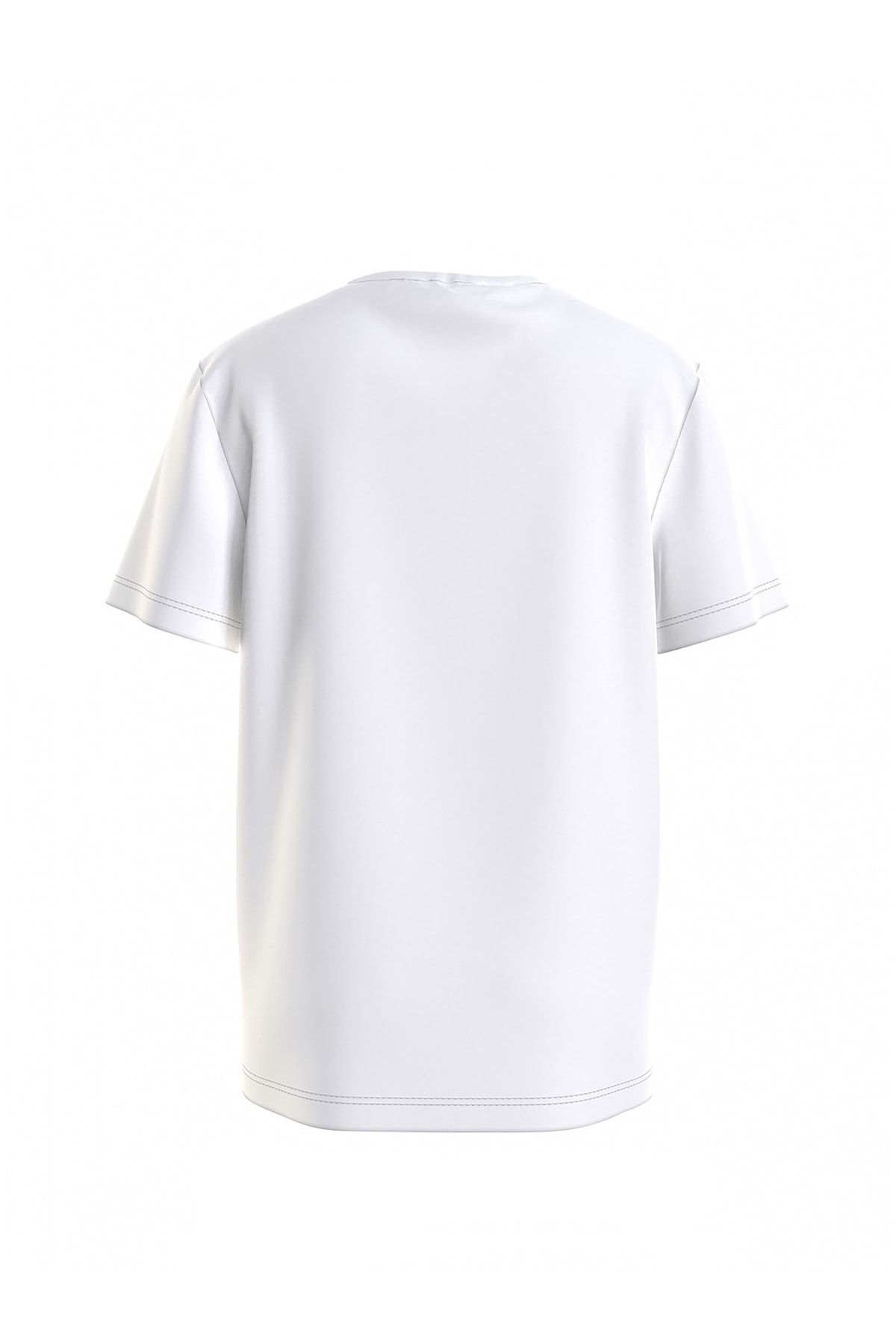 سویشرت سفید پسرانه و بچگانه پسر مسطح IB0IB01231AF Calvin Klein