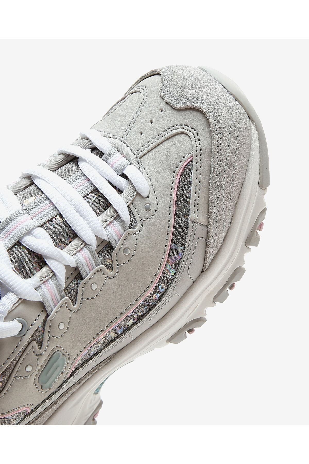 Skechers D lites Sparkling Rain Kad n Gri Sneakers 149060 Lgpk