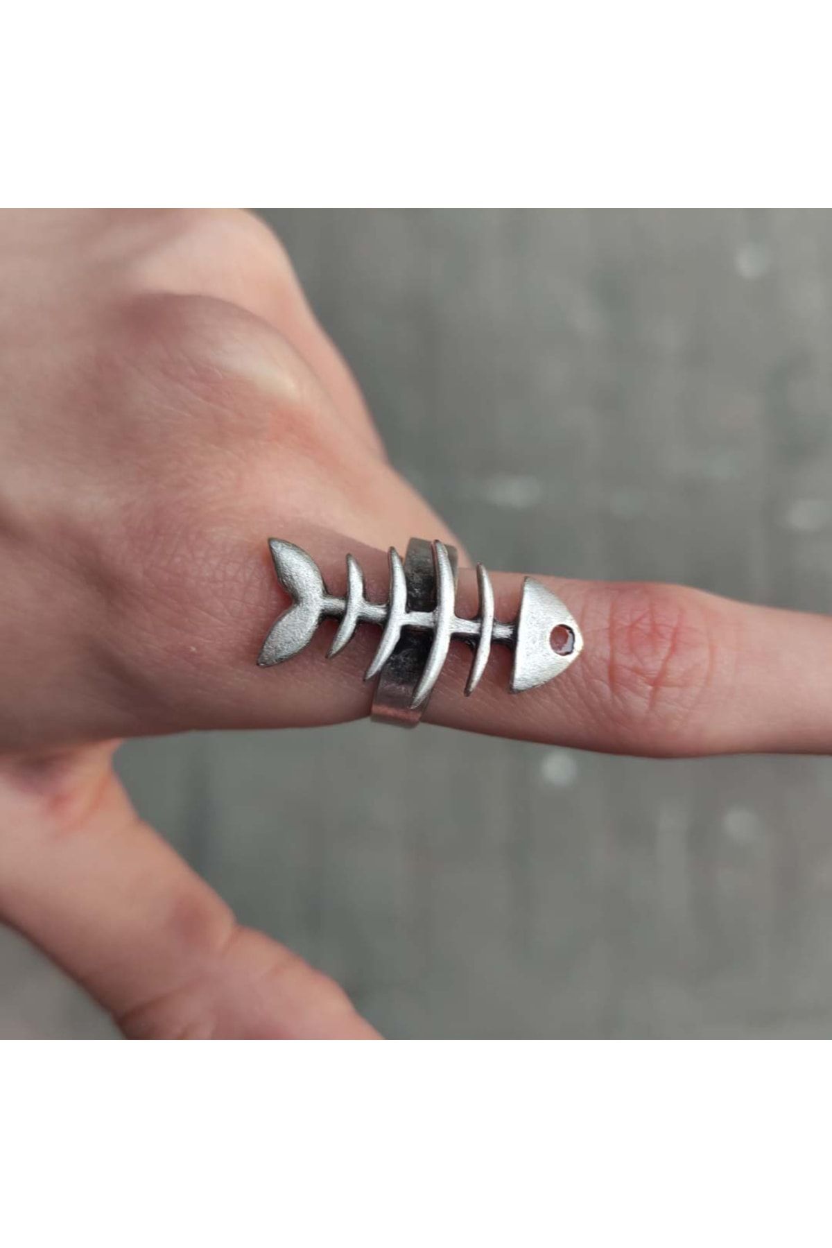 Fishbone ring sale