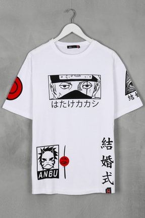 Kakashi Hatake Beyaz Unisex Tshirt 816E0635