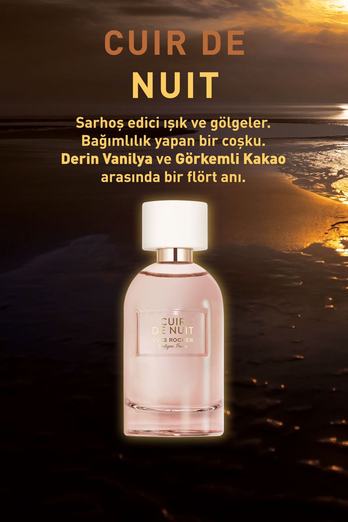 Yves Rocher ادوپرفیوم ادکلن Cuir De Nuit رایحه گرم و احساسی 100میل