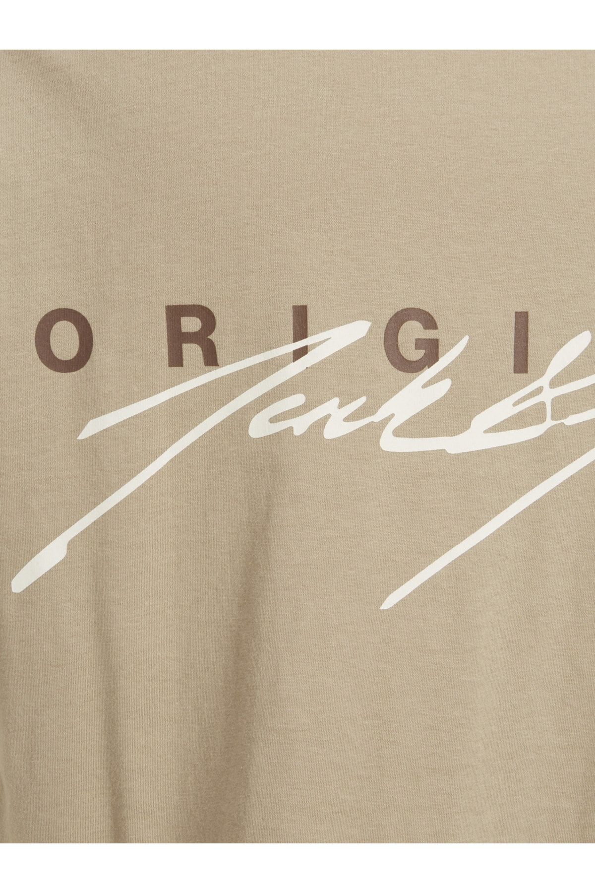 تی شرت نود مردانه Jack Jones یقه پشت پرینت شده اسکریپت Jack & Jones