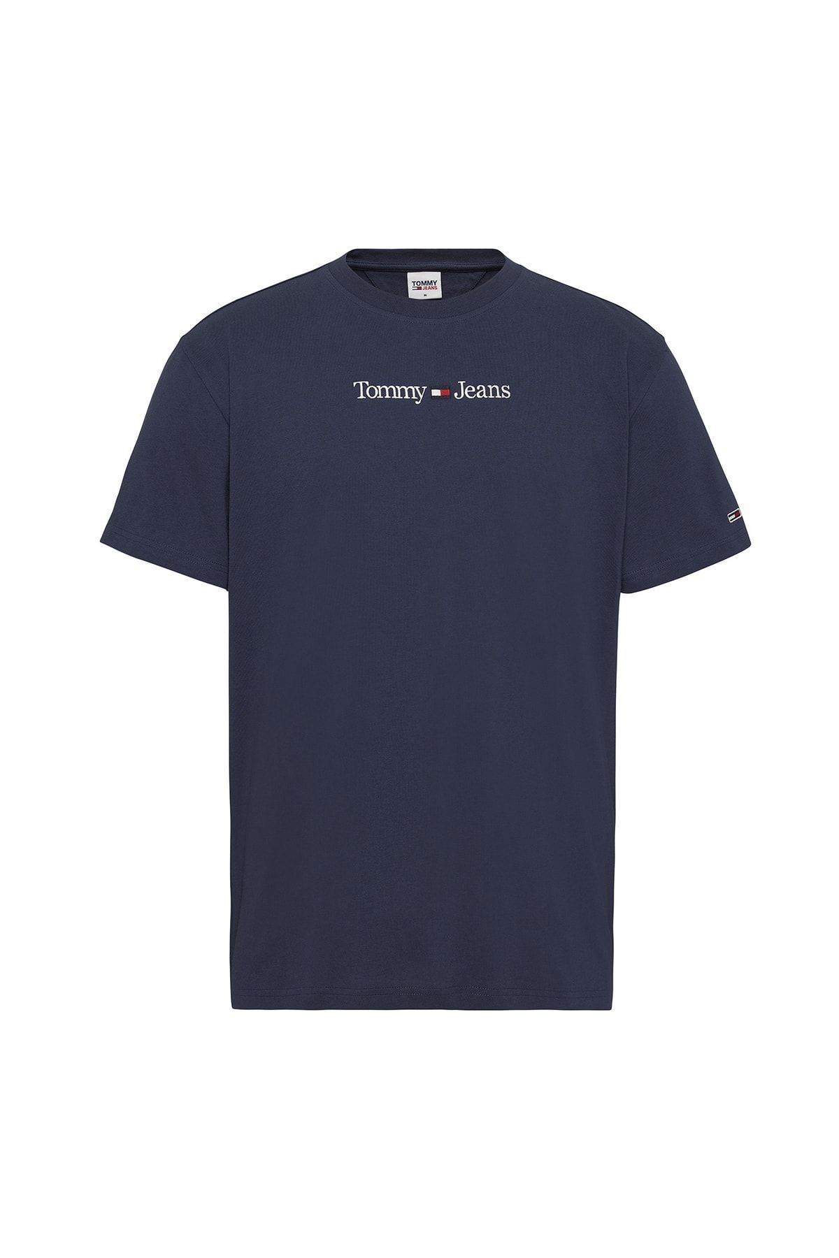 Tommy Jeans Bisiklet Yaka D z Mavi Erkek T shirt Dm0dm14984c87 tjm
