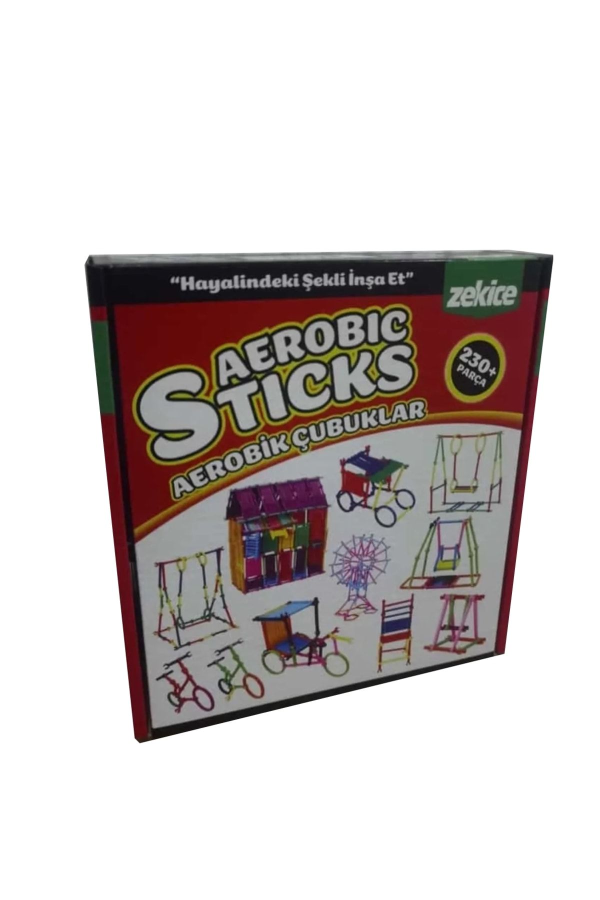 Zekice-Aerobic Sticks Game 230+pieces Colorful Building Sticks Project Sticks 1