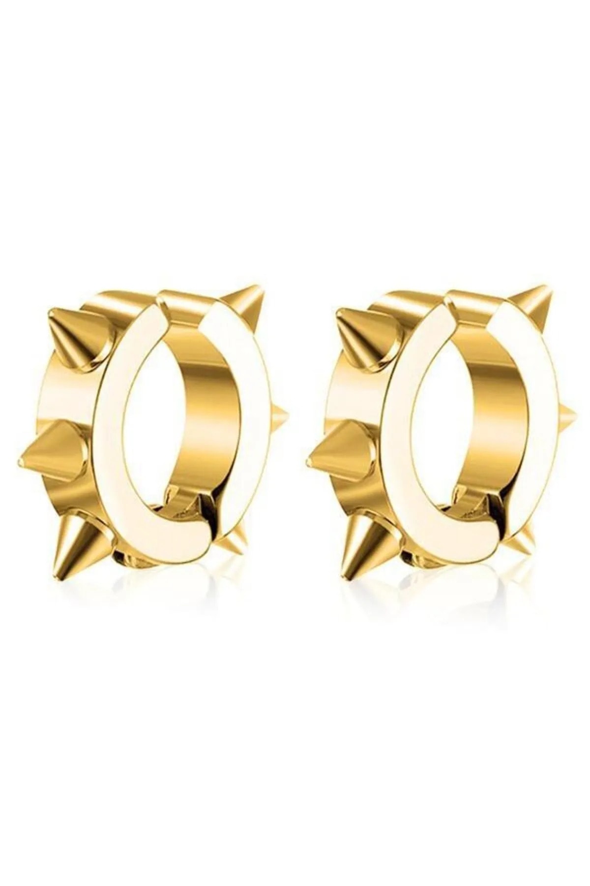 Barbados Trident Stud Earrings - Gold - Isura - Jamii