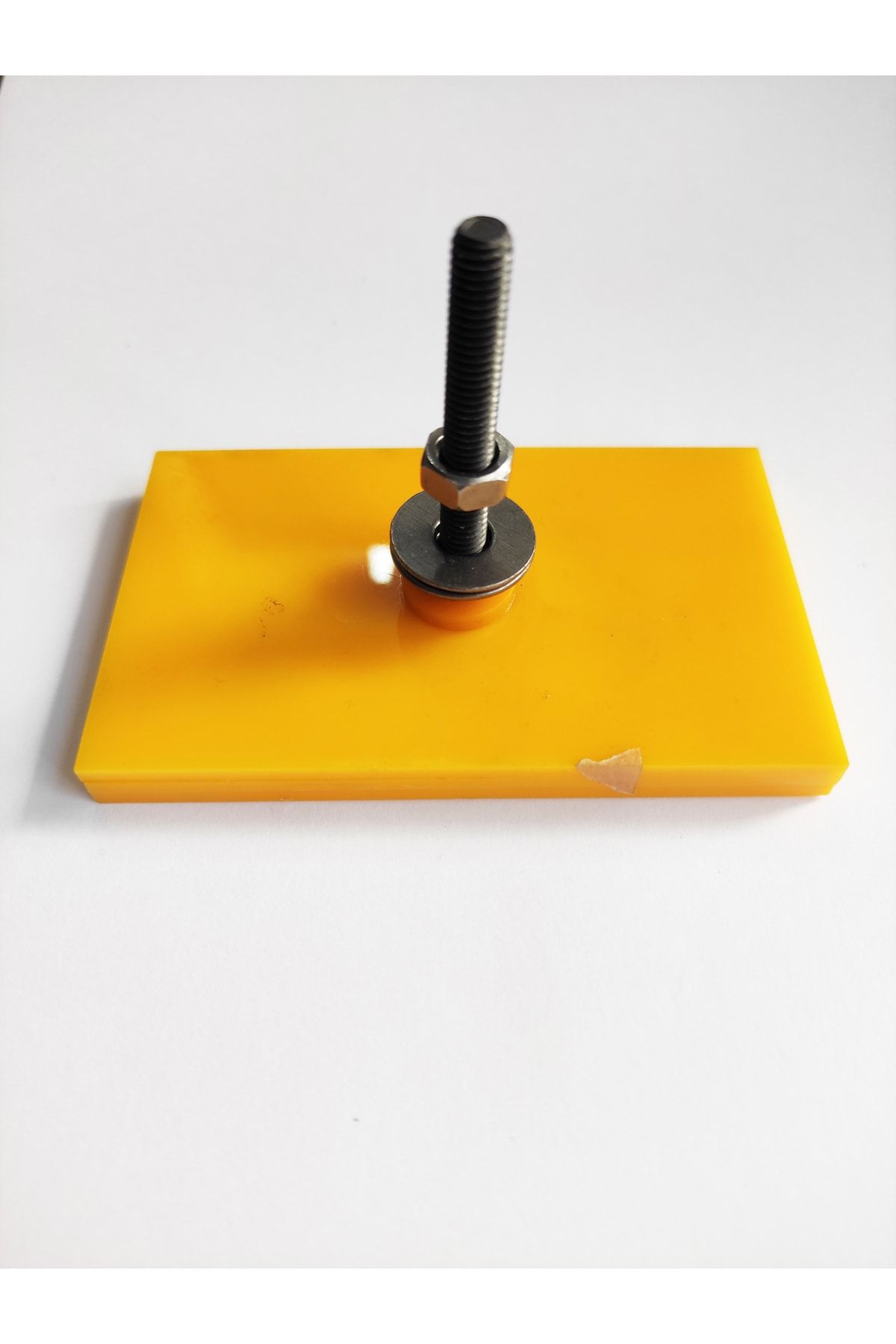 REPLAX-Aa Yellow Plexiglass Shutter Emblem with Screw 3