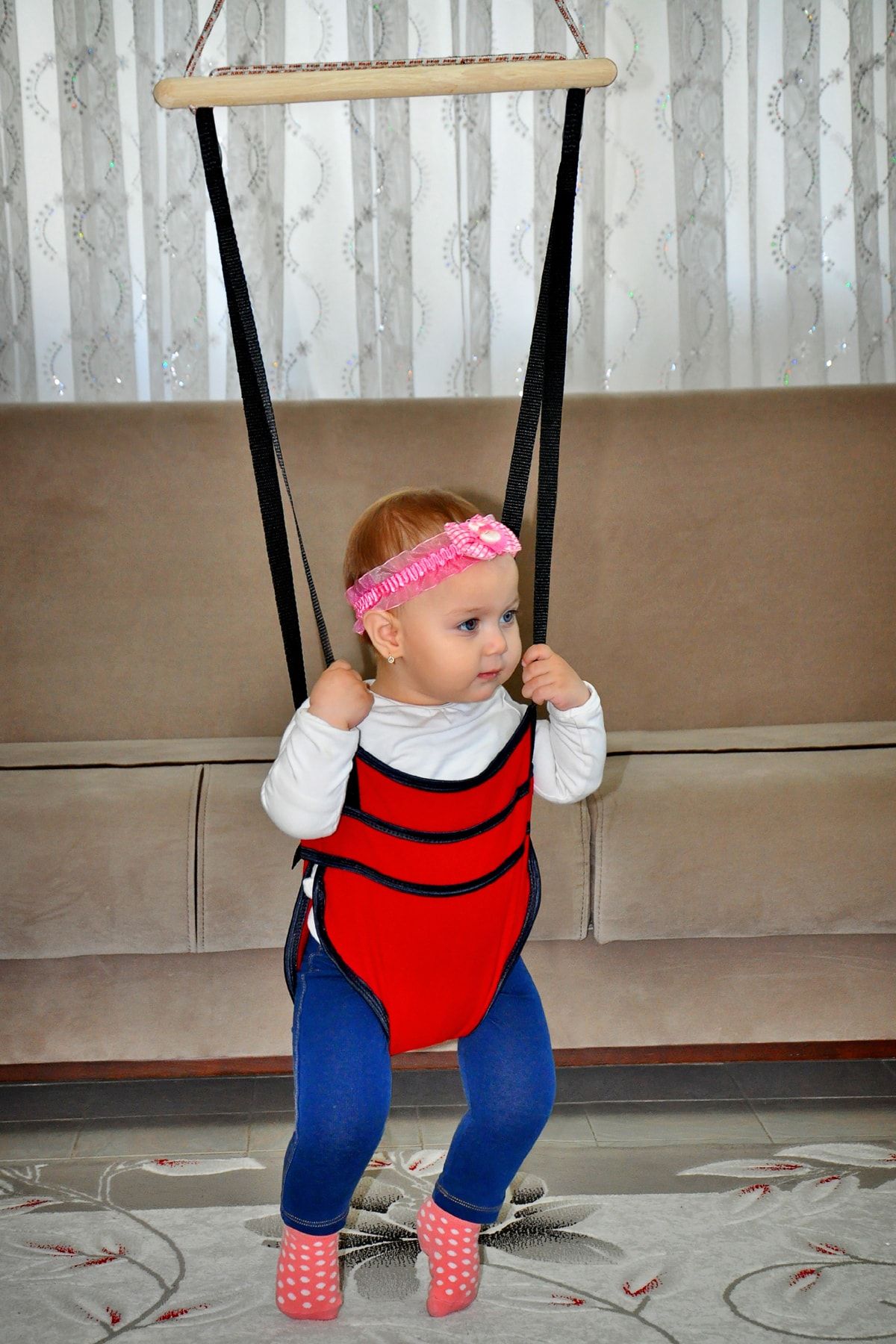 Nurnivus Bella Hoppala Bouncy Spring Flexible Waist Balance Baby