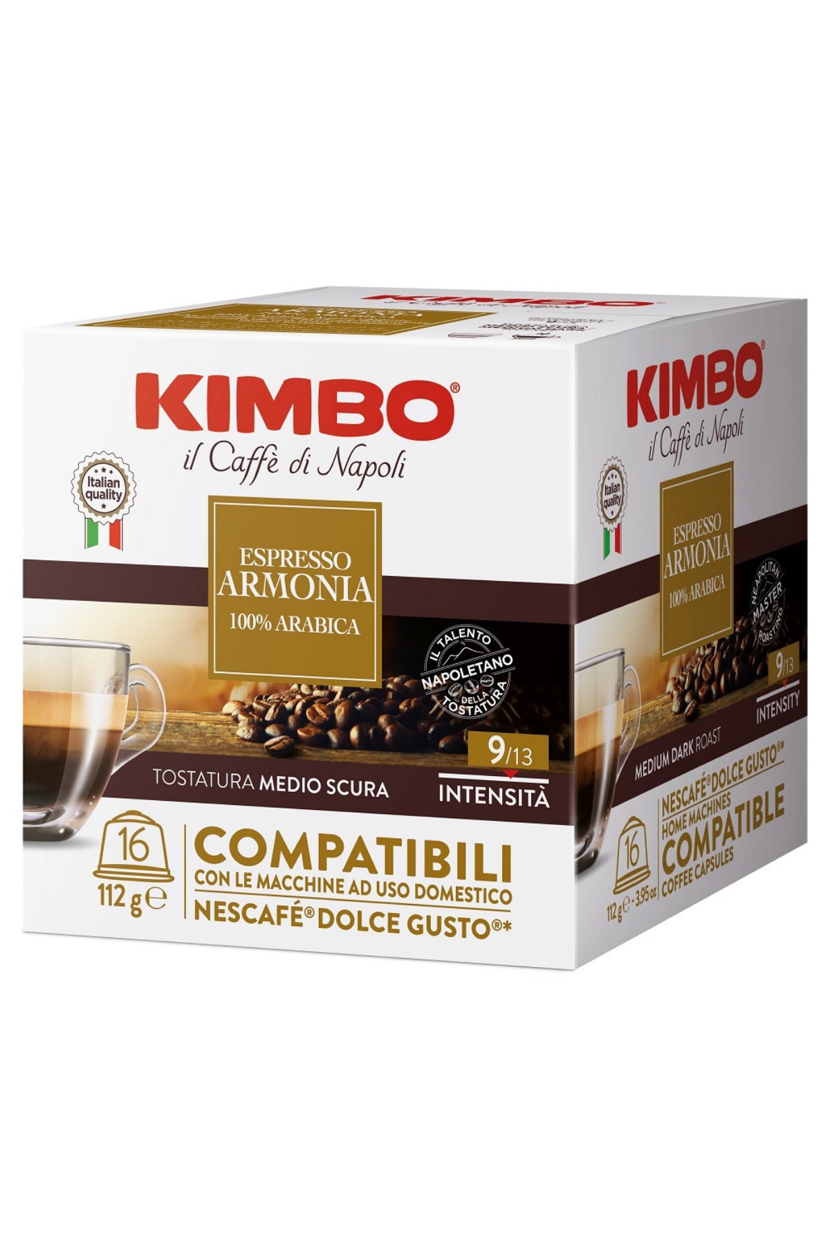 Kimbo Armonia Dolce Gusto Uyumlu Kapsül Kahve (16'lı Kutuda)