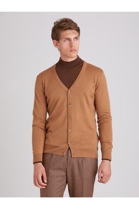 Camel Erkek Slim Fit Triko/kazak-du3194031007 DU3194031007