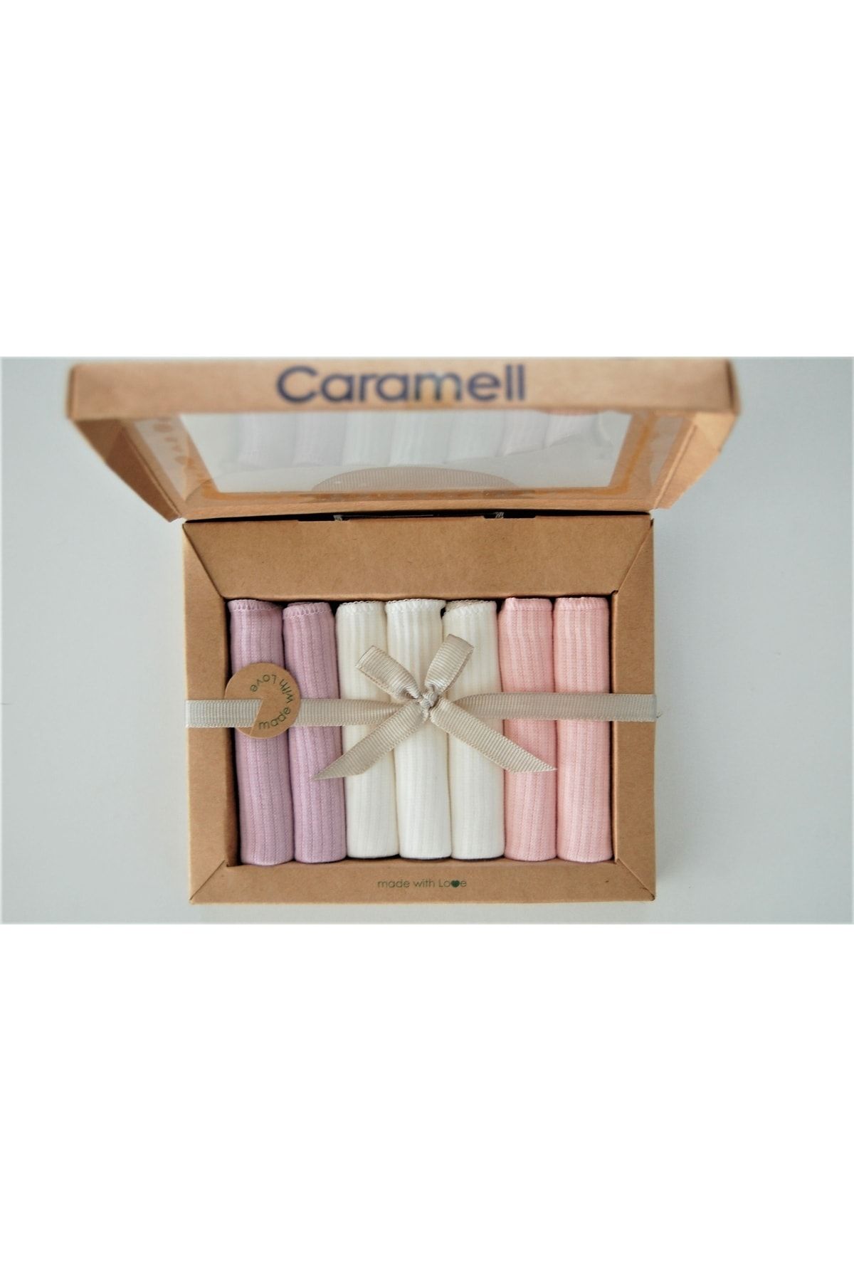 Caramell Llama Kids %100 Pamuk Bebek Mendili, Bebek Ağız Bezi