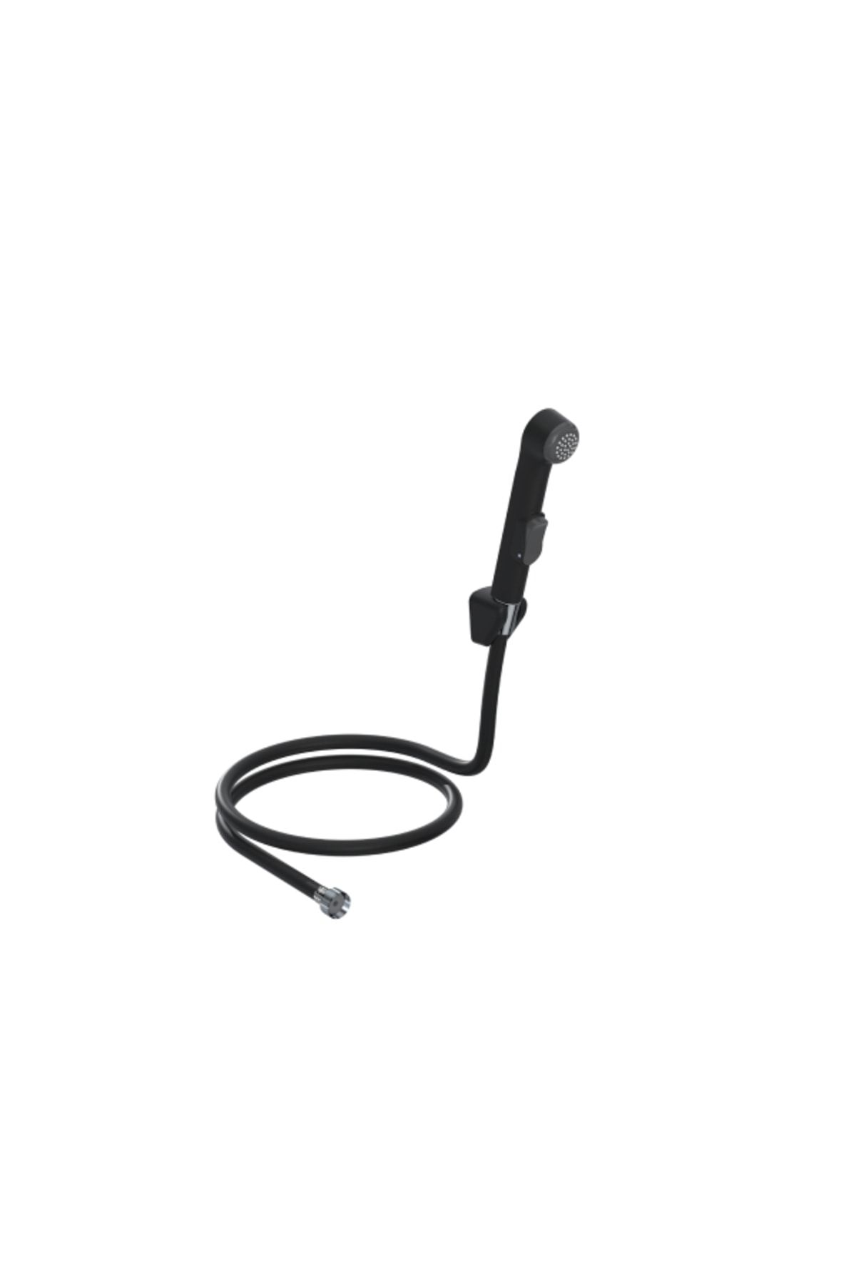 İZYAPI-Trace Structure Dirting Shut-off PVC Hose Elixir Buttoned Black 1