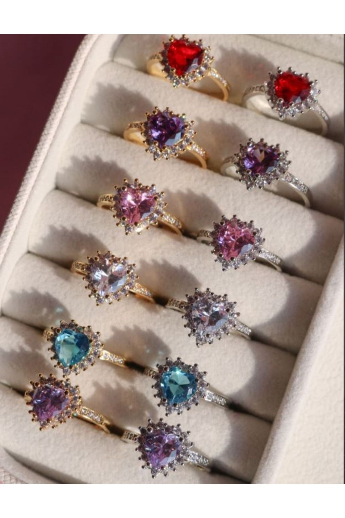 Red promise deals rings