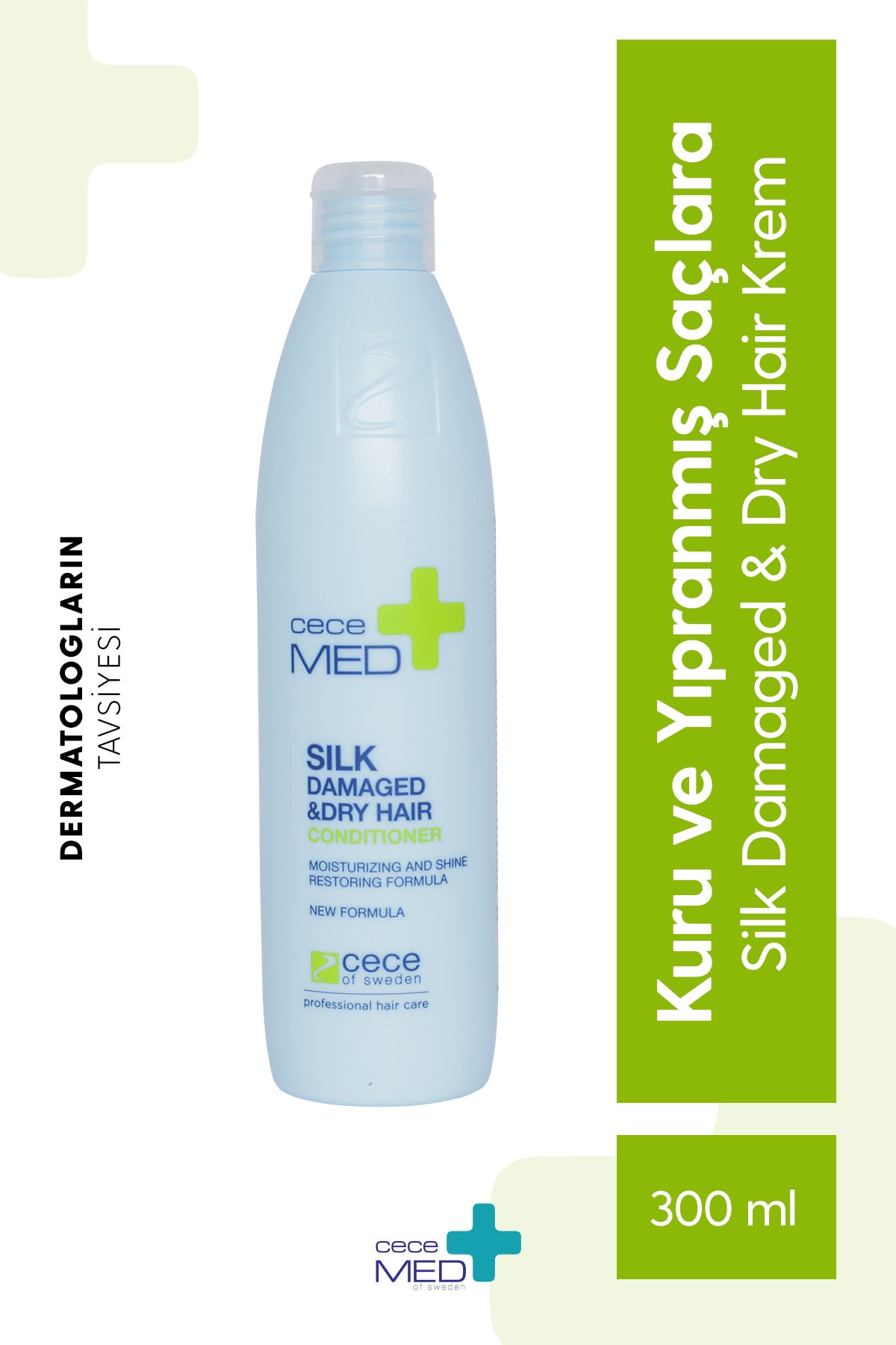 cece med Silk Damaged And Dry Hair Conditioner 300 Ml — TYC00664520826