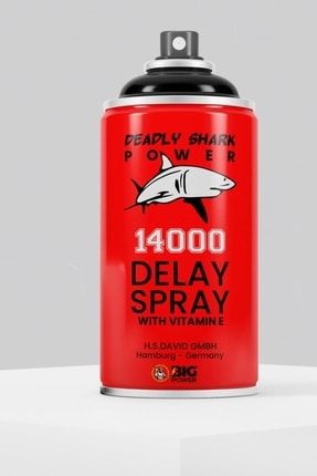 Delay Shark Geciktirici Erken Boşalmayı Önlenemeye Yardımcı Kırmızı Sprey DSK-001