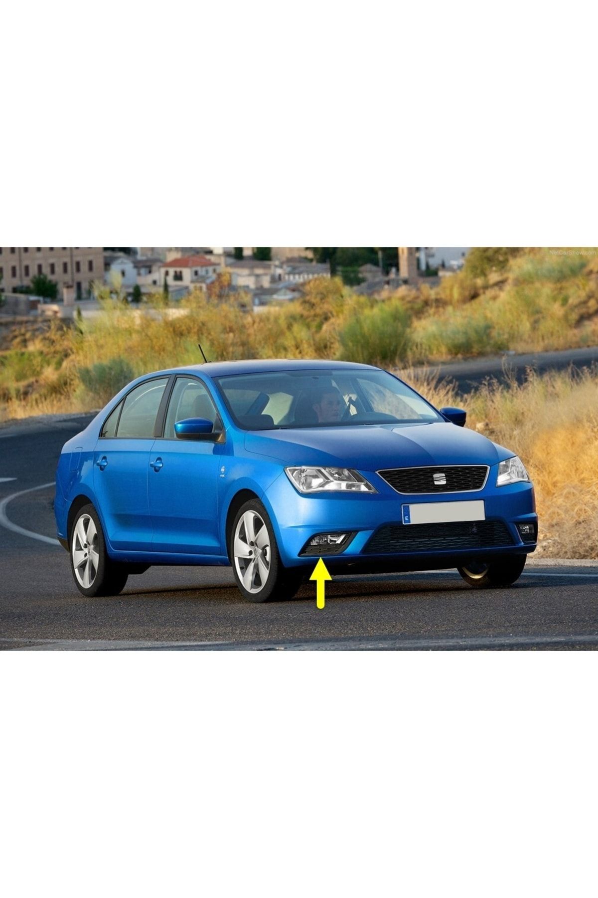 OEM-Seat Toledo 2013-2019 Compatible Front Bumper Right Fog Light Frame Oem 6ja807682 1
