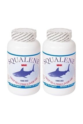 Squalene 1000 Mg 2 Kutu Toplam 200 Softgel Köpekbalığı Karaciğeri Yağı RENKSİZ-2322